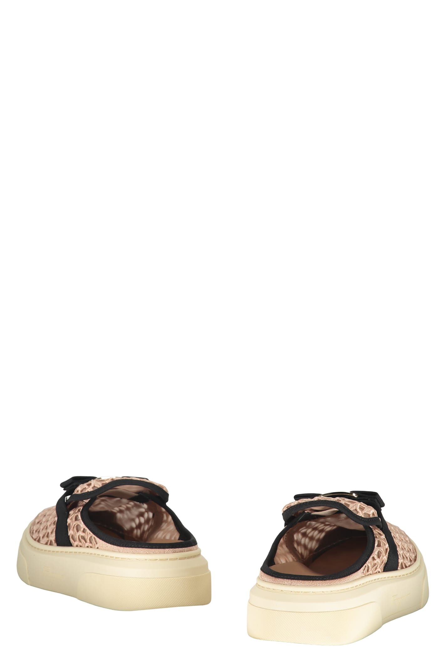 Ferragamo Cassina Slip-on Sneaker In Pink