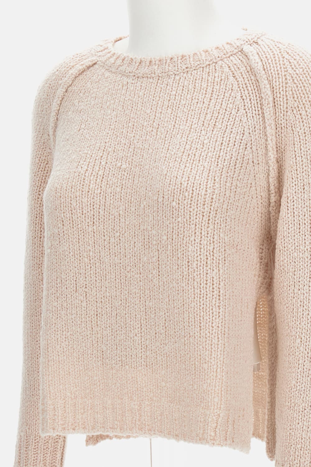 Drumohr Raglan-sleeve Ribbed Sweater In Neutral