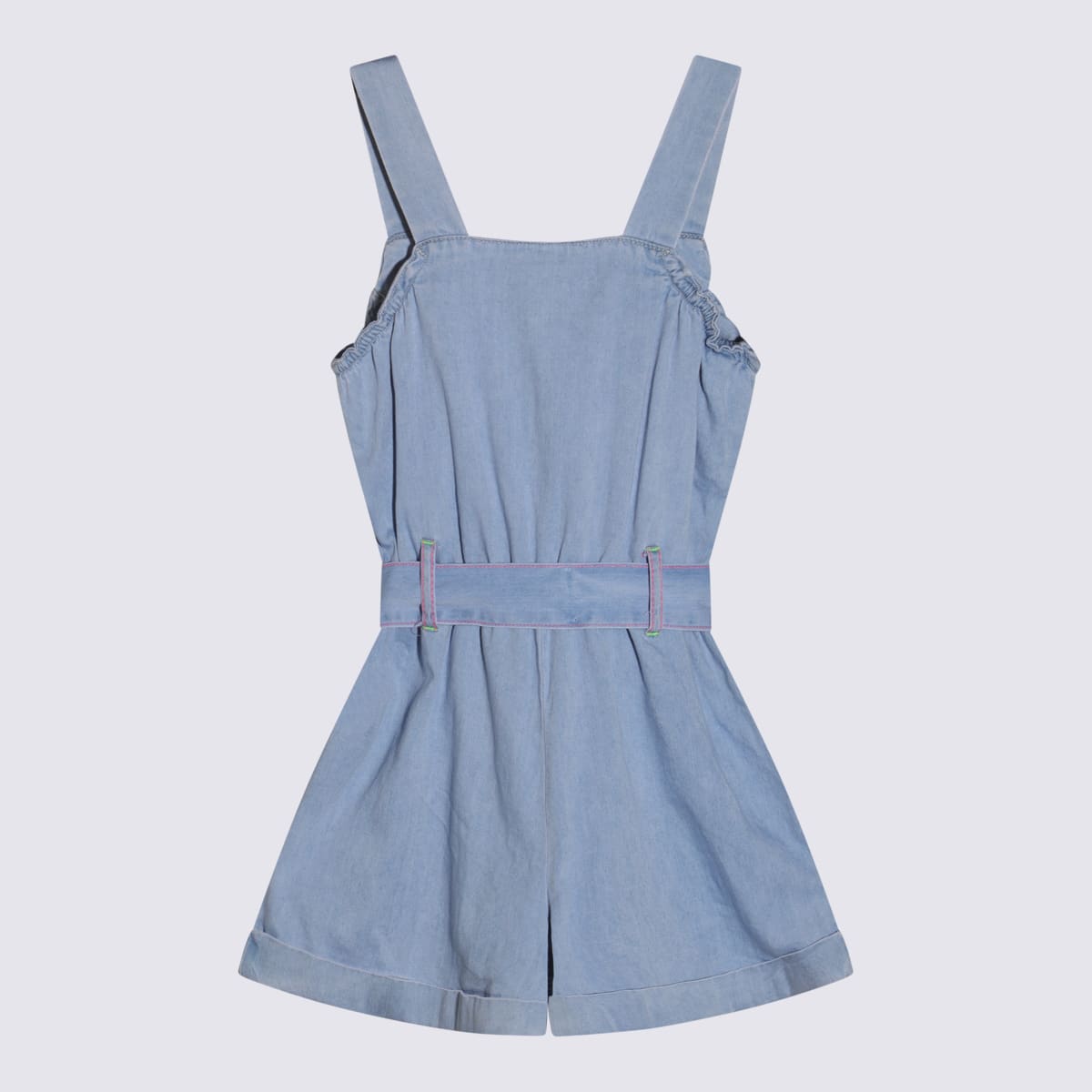 Shop Billieblush Grey Cotton Jumpsuit