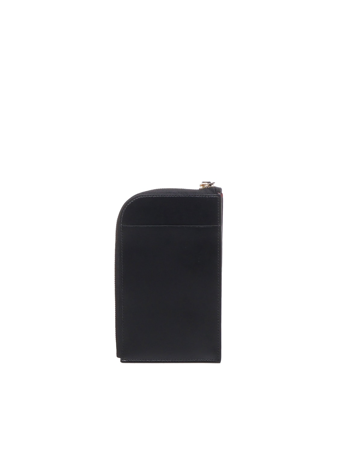 Shop Ferragamo Small Gancini Pouch In Black