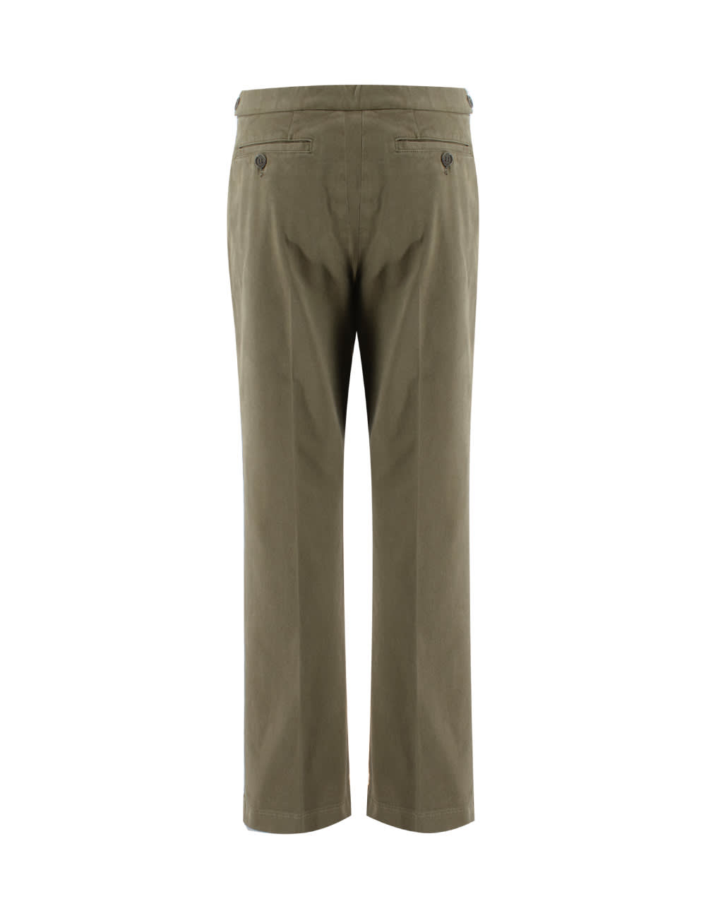 Shop Aspesi Trousers In Military