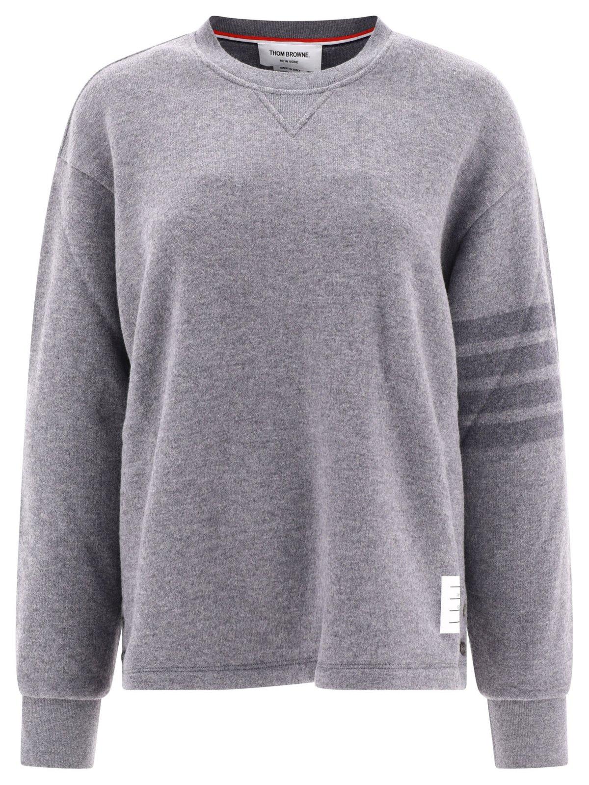 THOM BROWNE OVERSIZED KNIT SWEATSHIRT