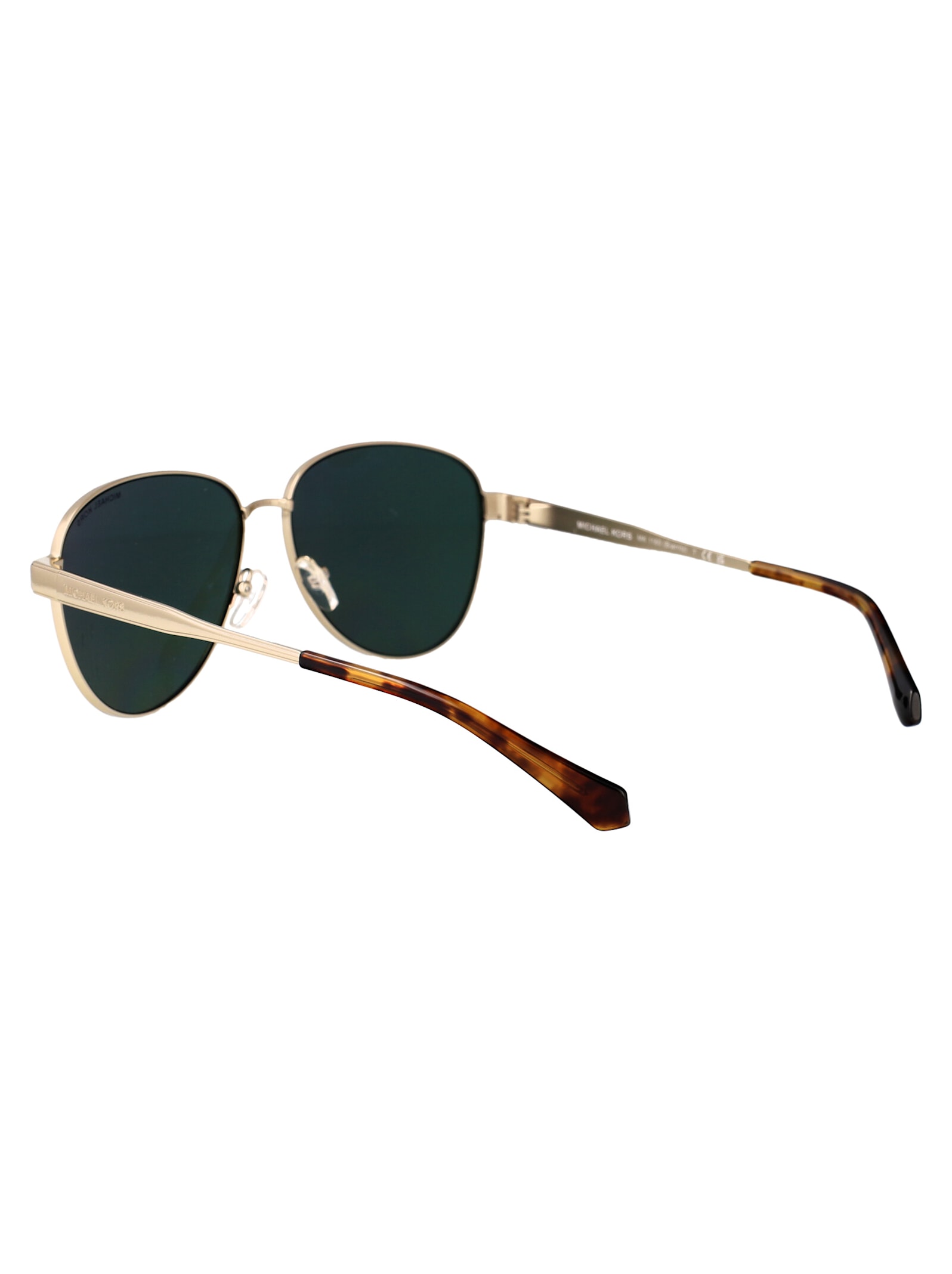 Michael Kors Biarritz Sunglasses In Pale Gold