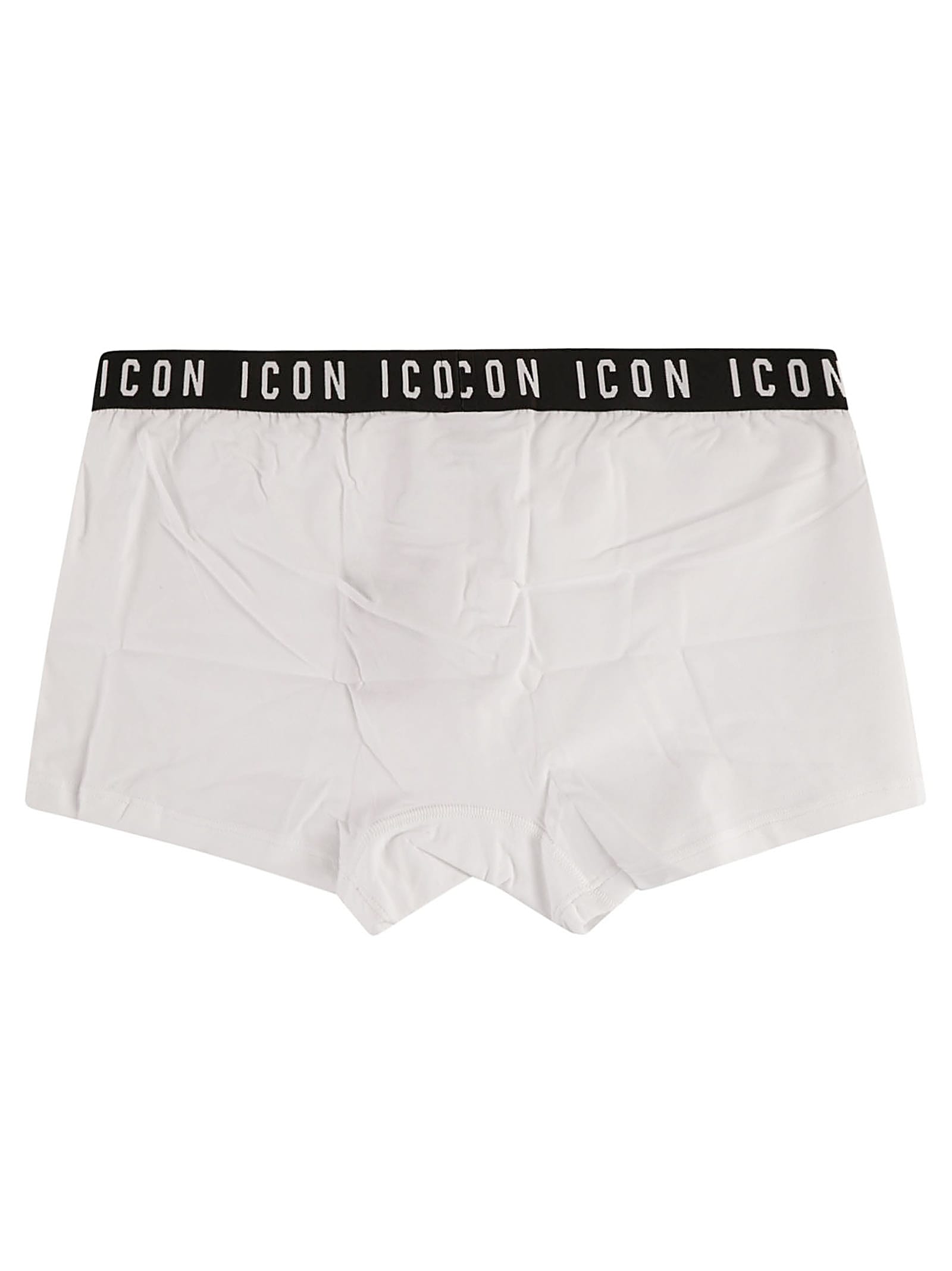 Shop Dsquared2 Icon Logo Boxer Shorts In White
