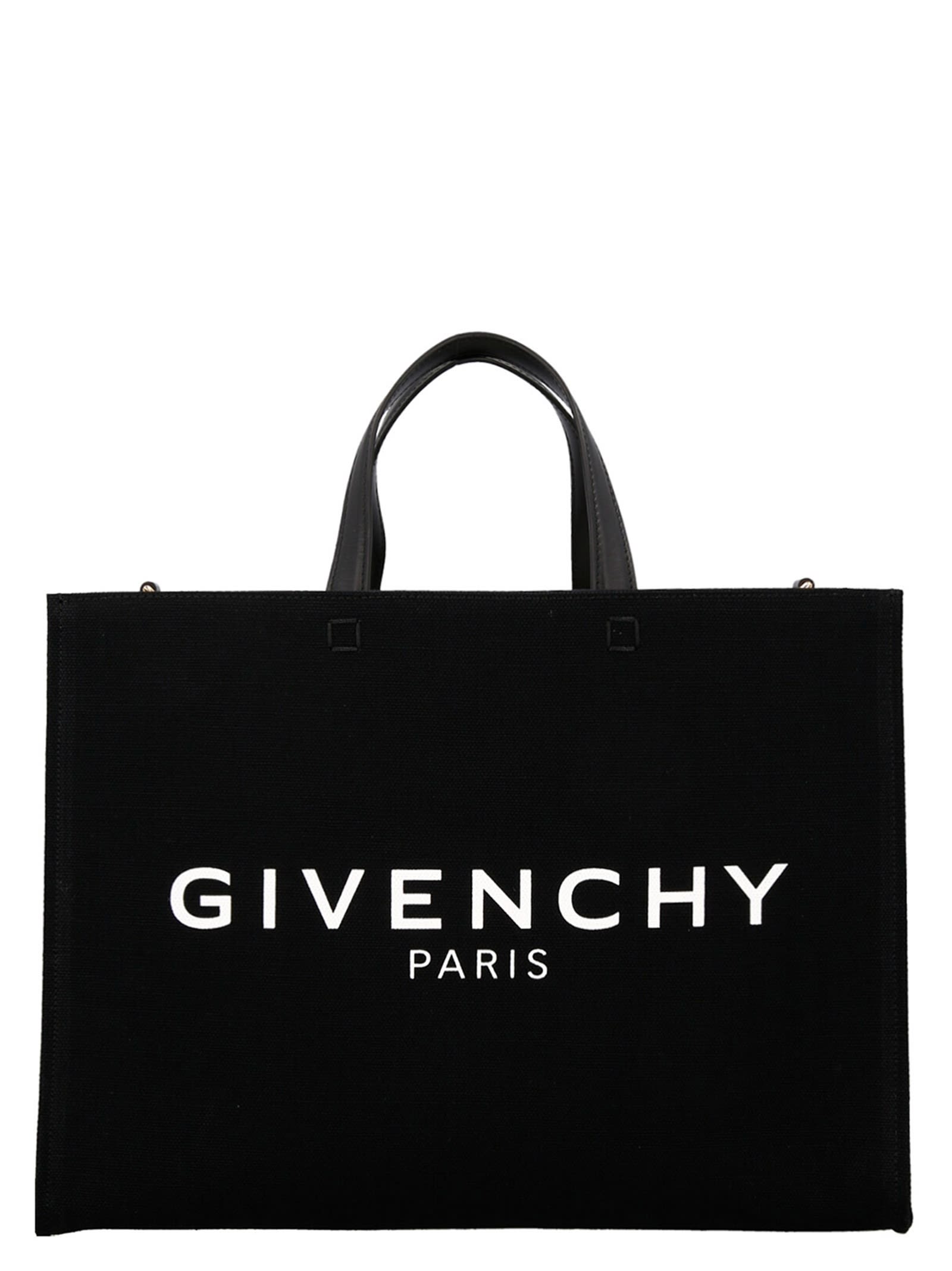Shop Givenchy G Media Handbag In Black