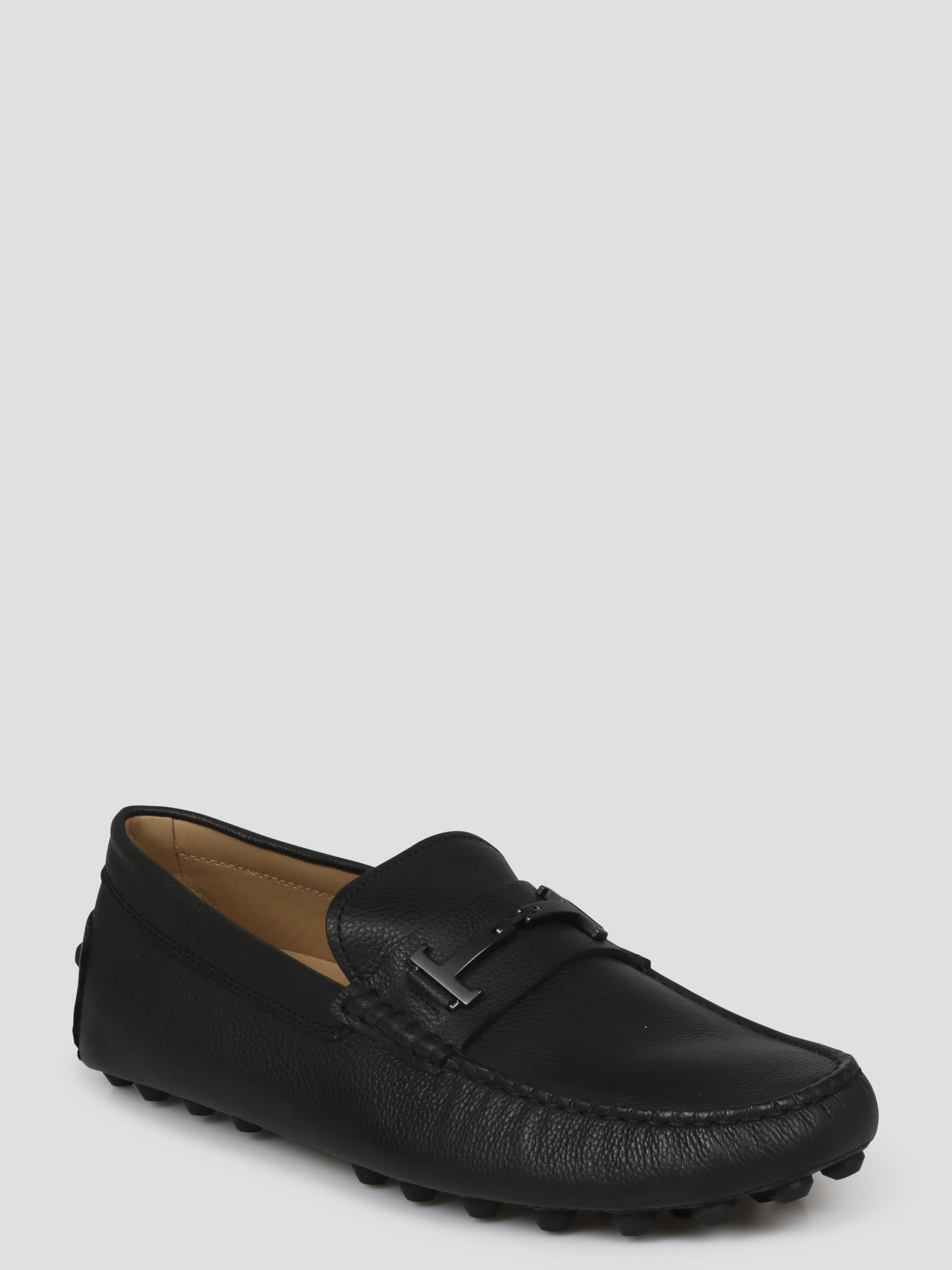 Shop Tod's Gommino Bubble Loafers In Nero