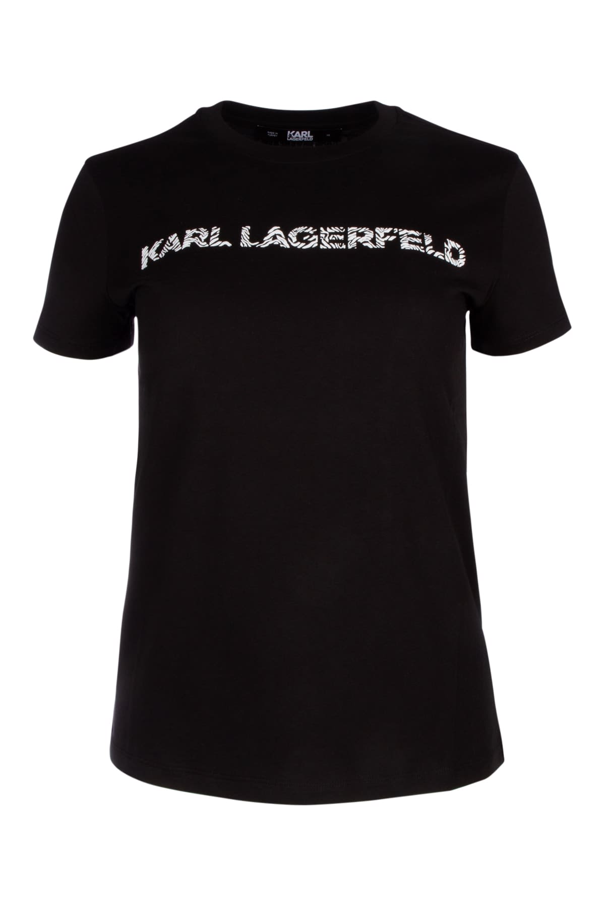 Shop Karl Lagerfeld T-shirt In 999