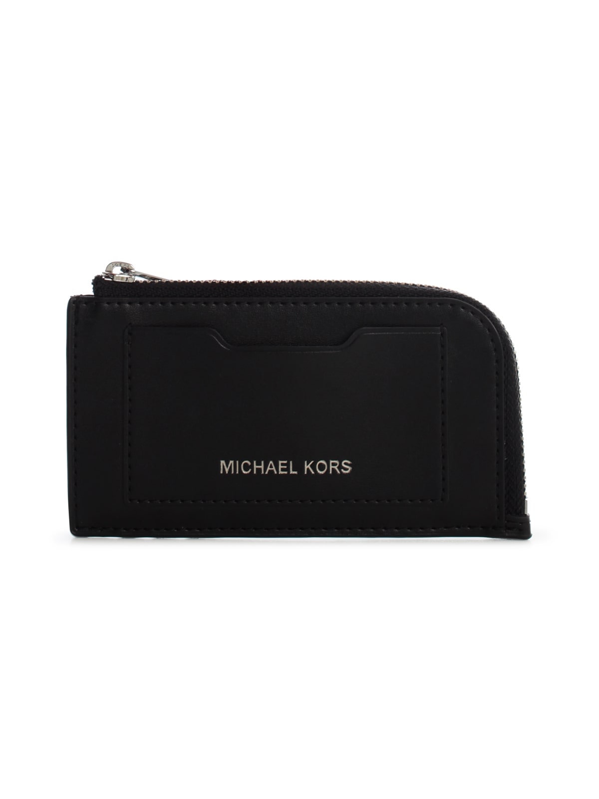 Michael Kors Solid Smooth Lthr L Zip Wallet