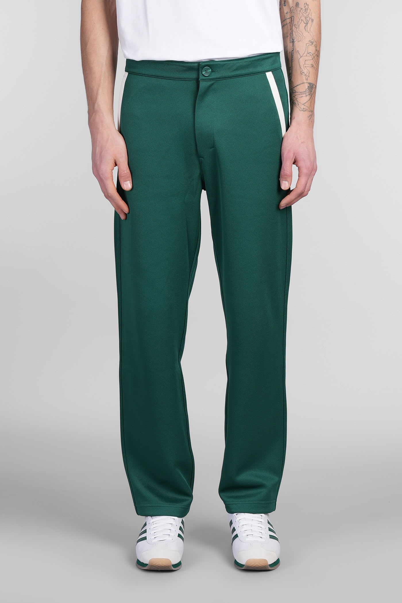 Pants In Green Polyester