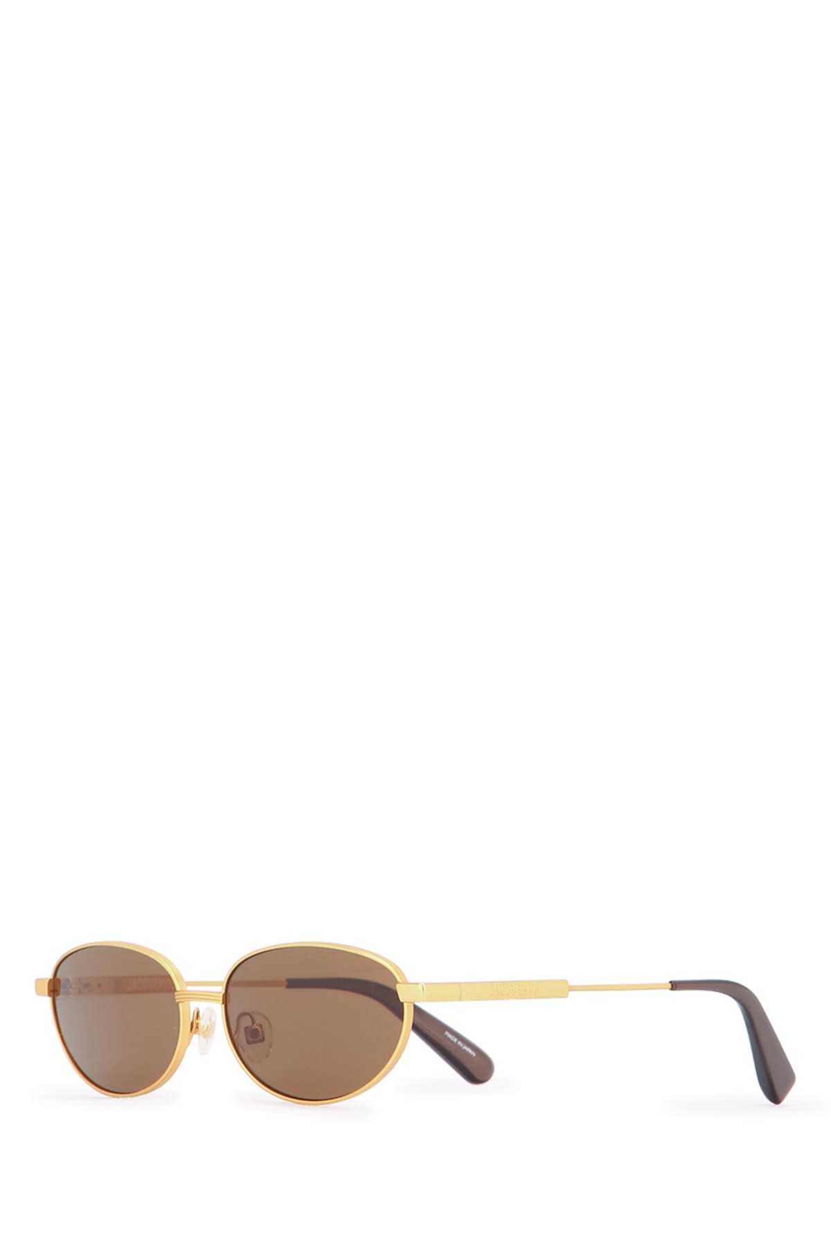 Jacquemus Les Lunettes Alba In Gold
