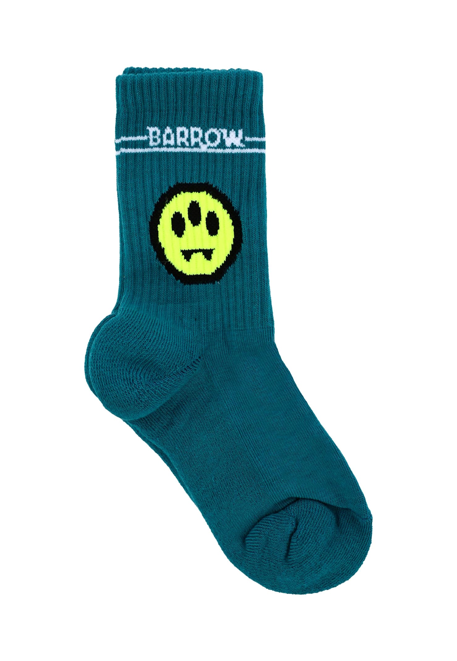 Barrow Multicolor Terry Socks Set For Kids With Smiley In Multi