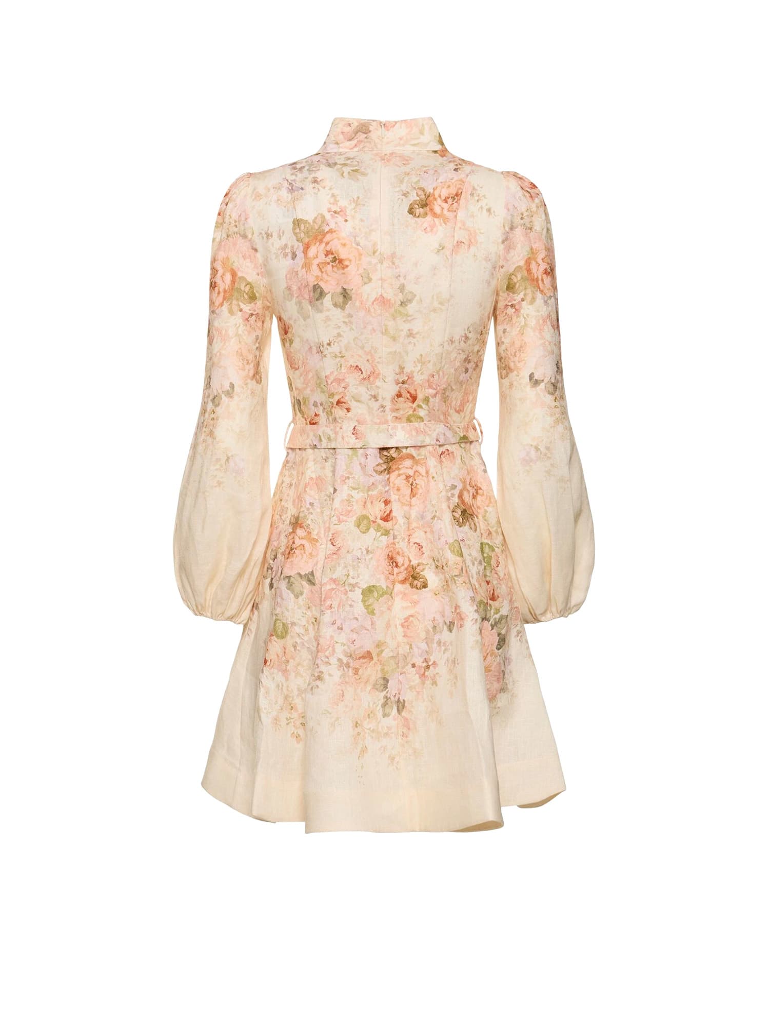 Shop Zimmermann Dress In Beige