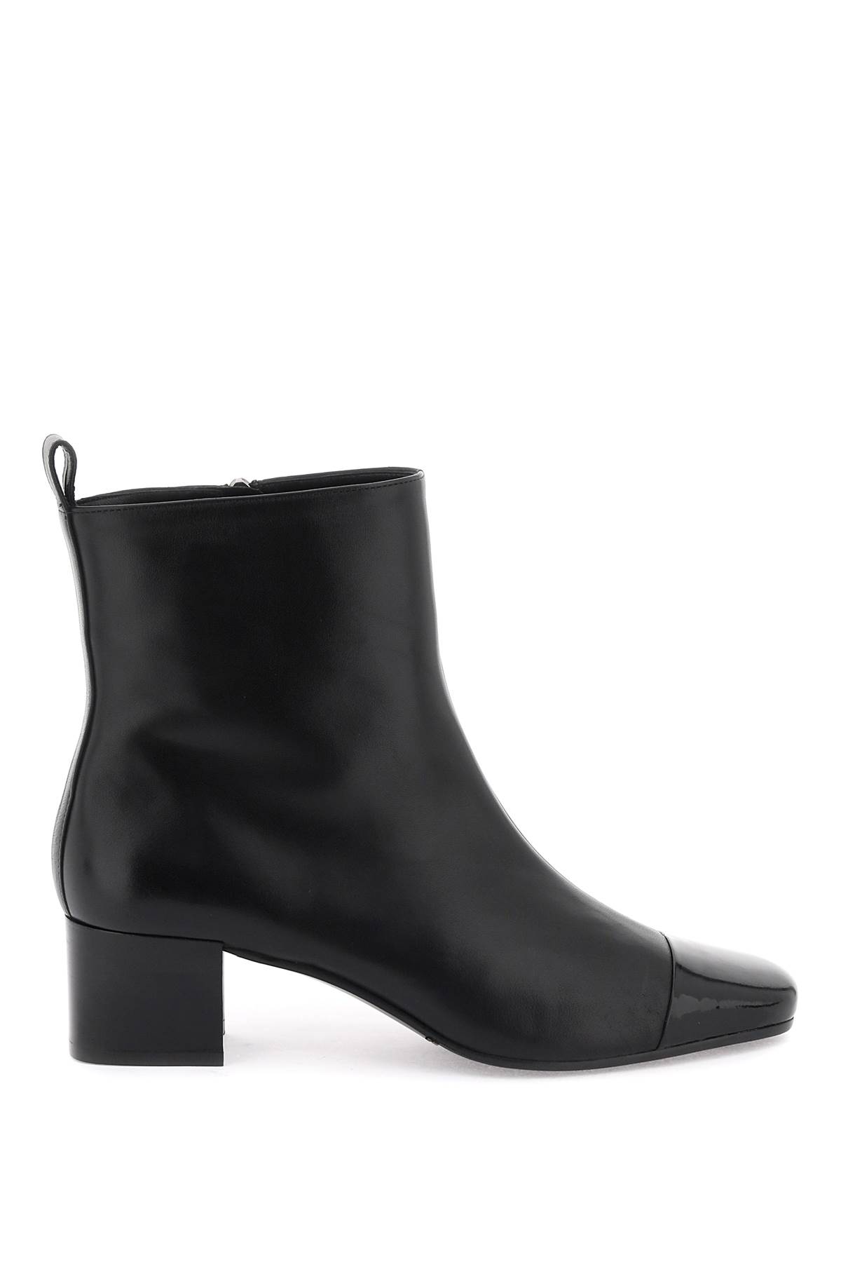 CAREL LEATHER ANKLE BOOTS