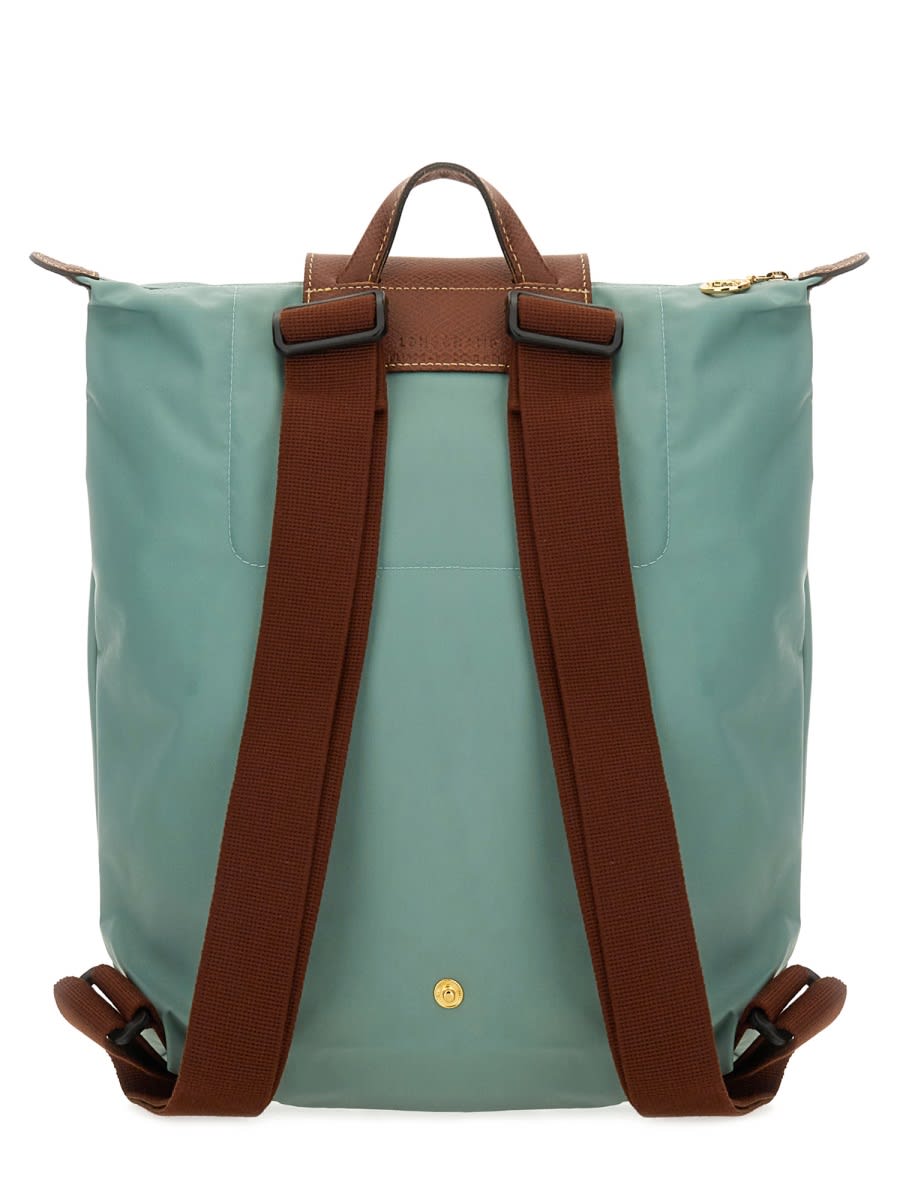 Longchamp M Le Pliage Backpack In Green