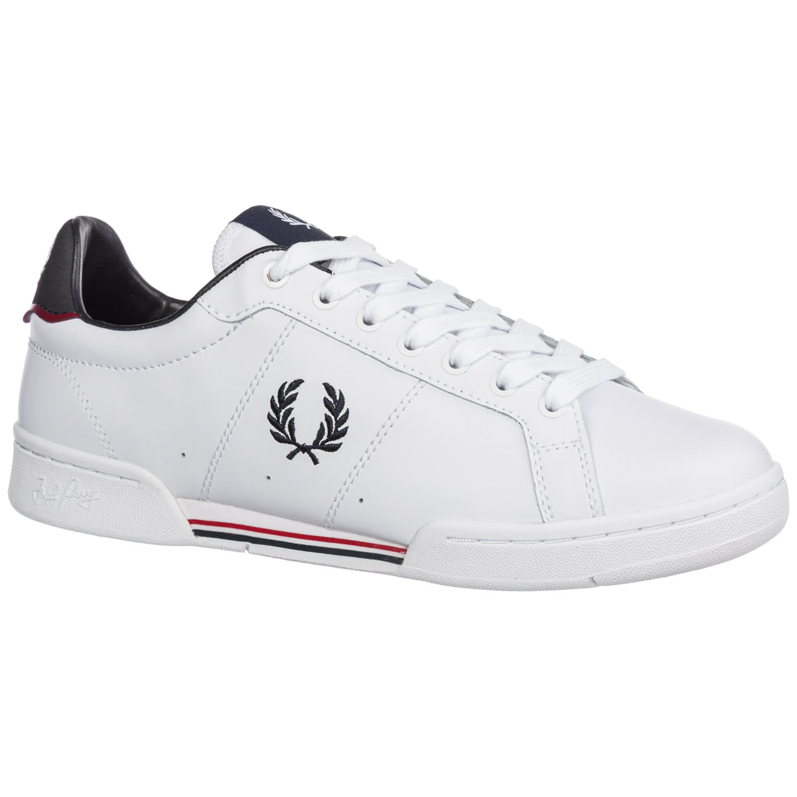 Fred Perry Fred Perry Shoes Leather Trainers Sneakers B722 - White ...