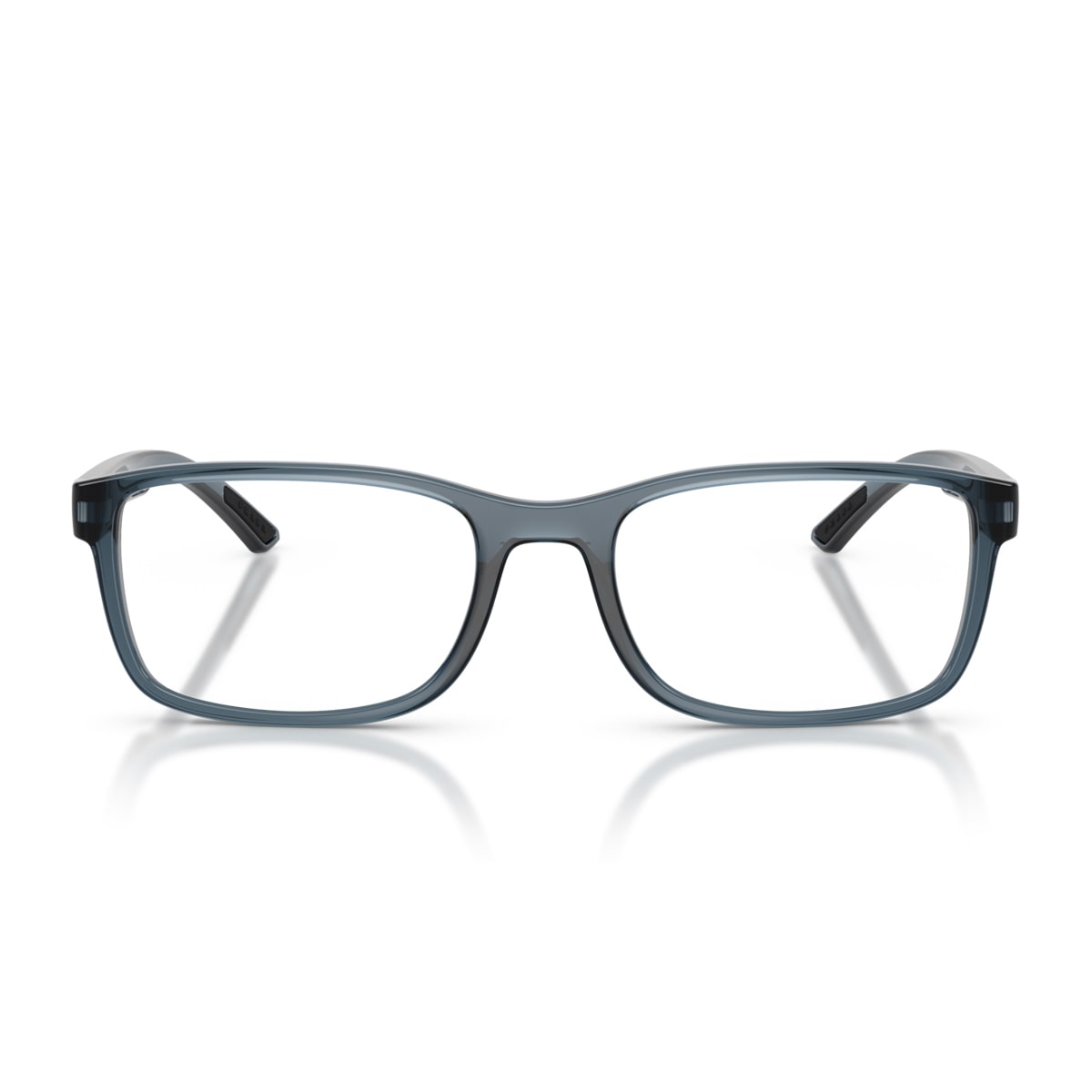 Prada Linea Rossa Ps 06rv Czh1o1 Azzurro Trasparente Glasses In Gray