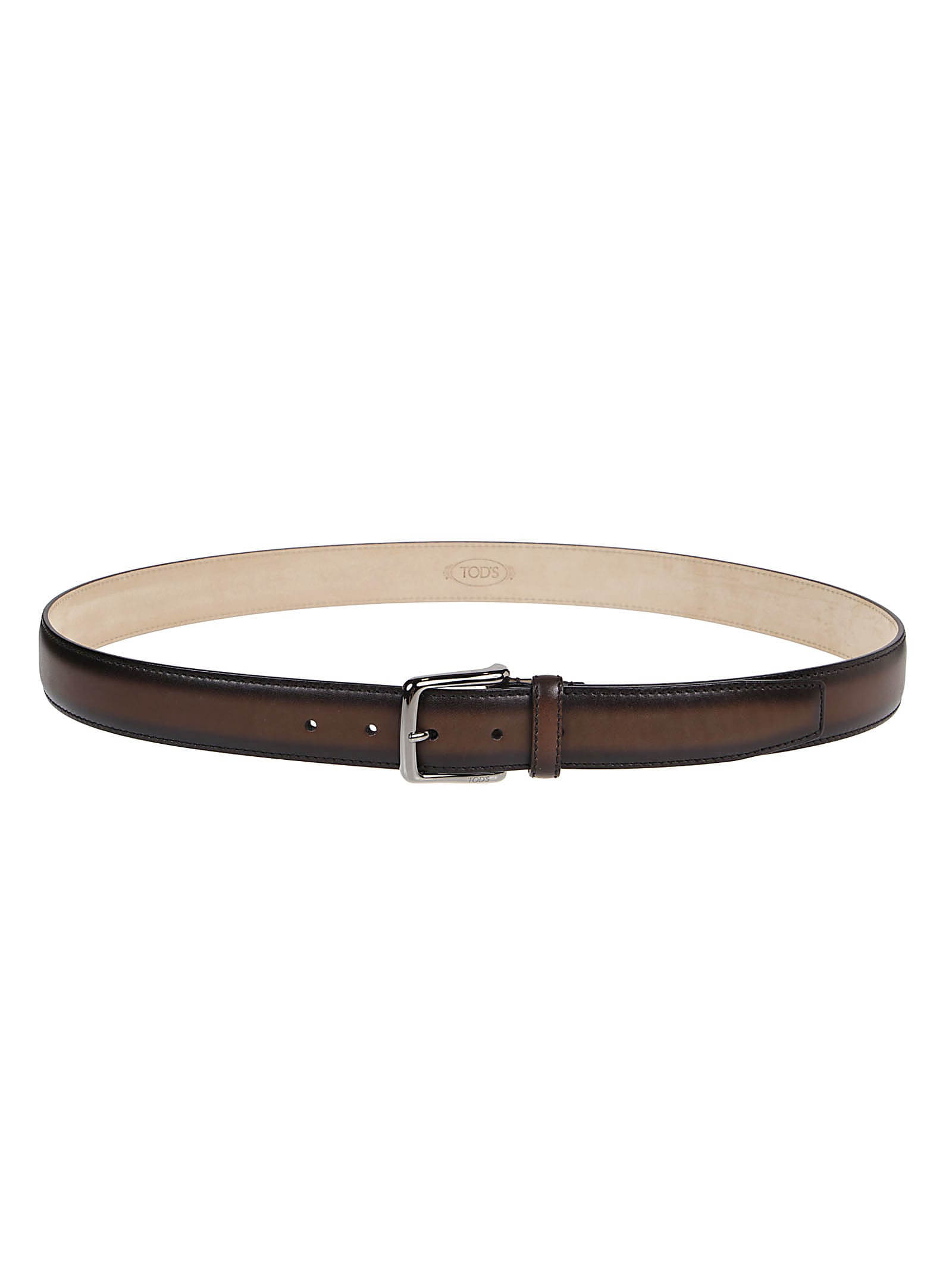 Shop Tod's New Basic Belt In Cacao