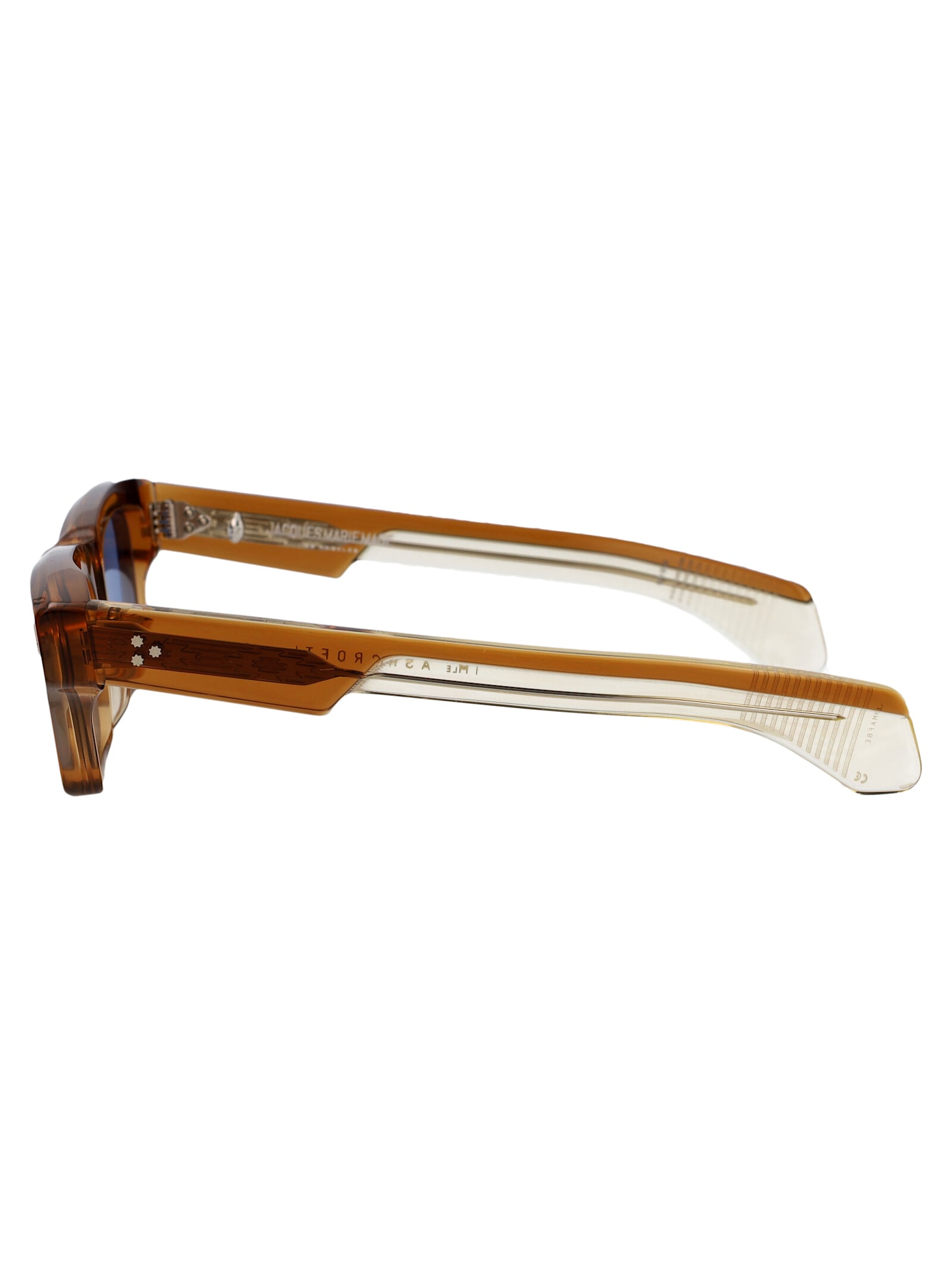 Shop Jacques Marie Mage Ashcroft Sunglasses In Whiskey