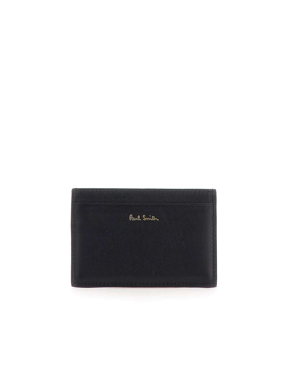 Shop Paul Smith Card Holder Black Leather Wallet
