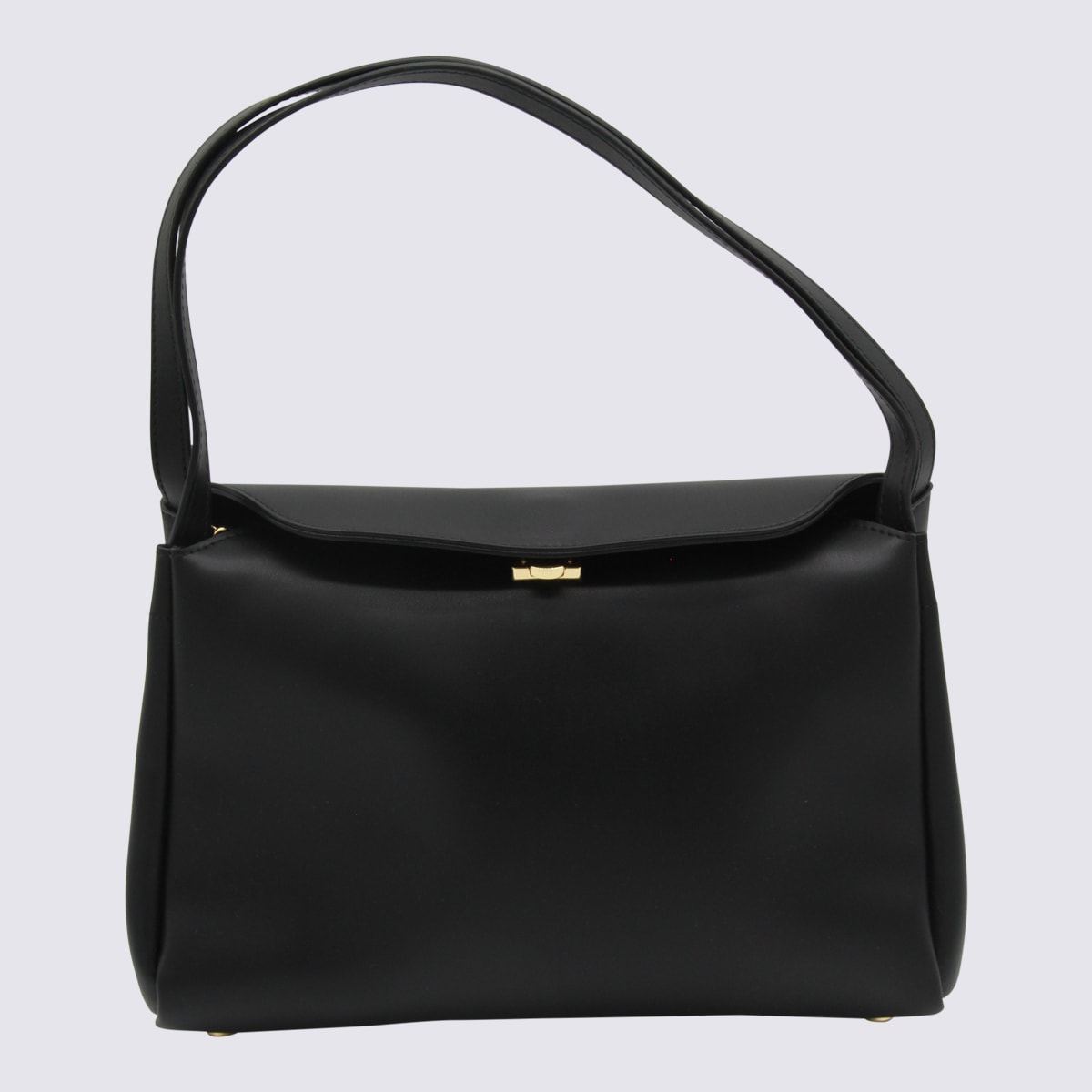 Themoirè Black Eudora Shoulder Bag In Black