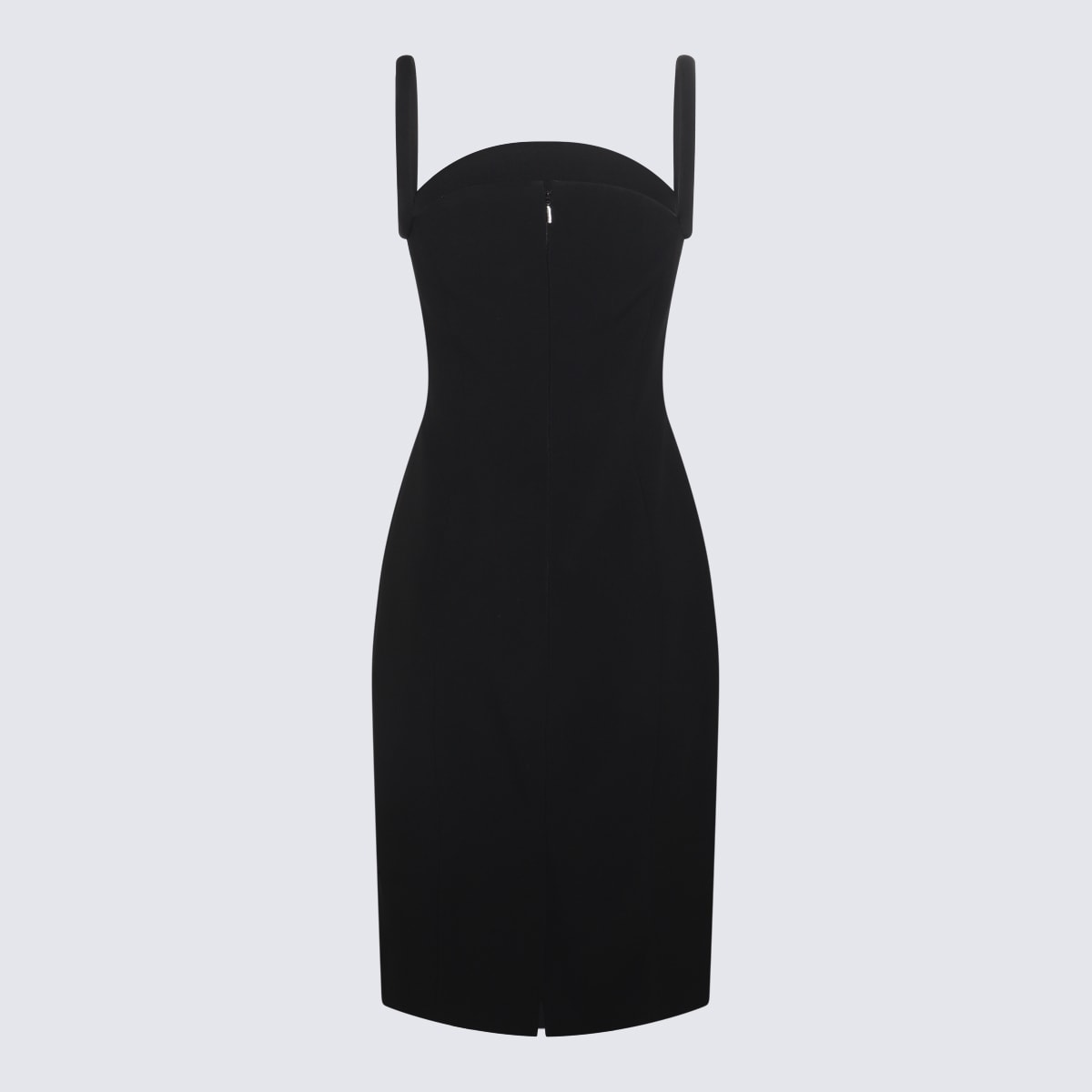 Shop Versace Black Viscose Blend Sleeveless Dress