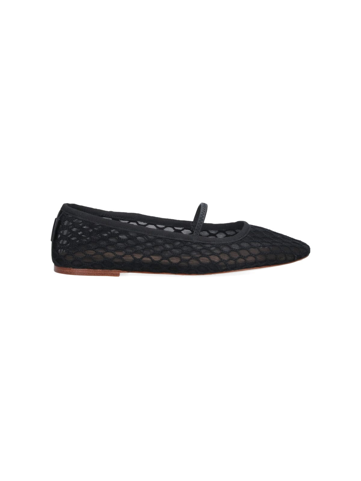 A. P.C. swan Mesh Ballet Flats