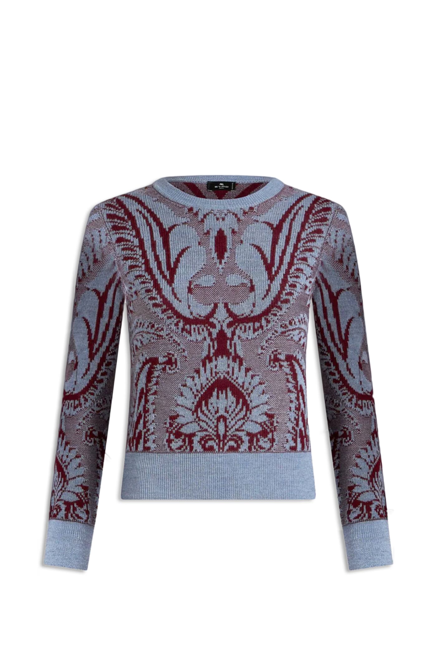 Shop Etro Sweater In Clear Blue