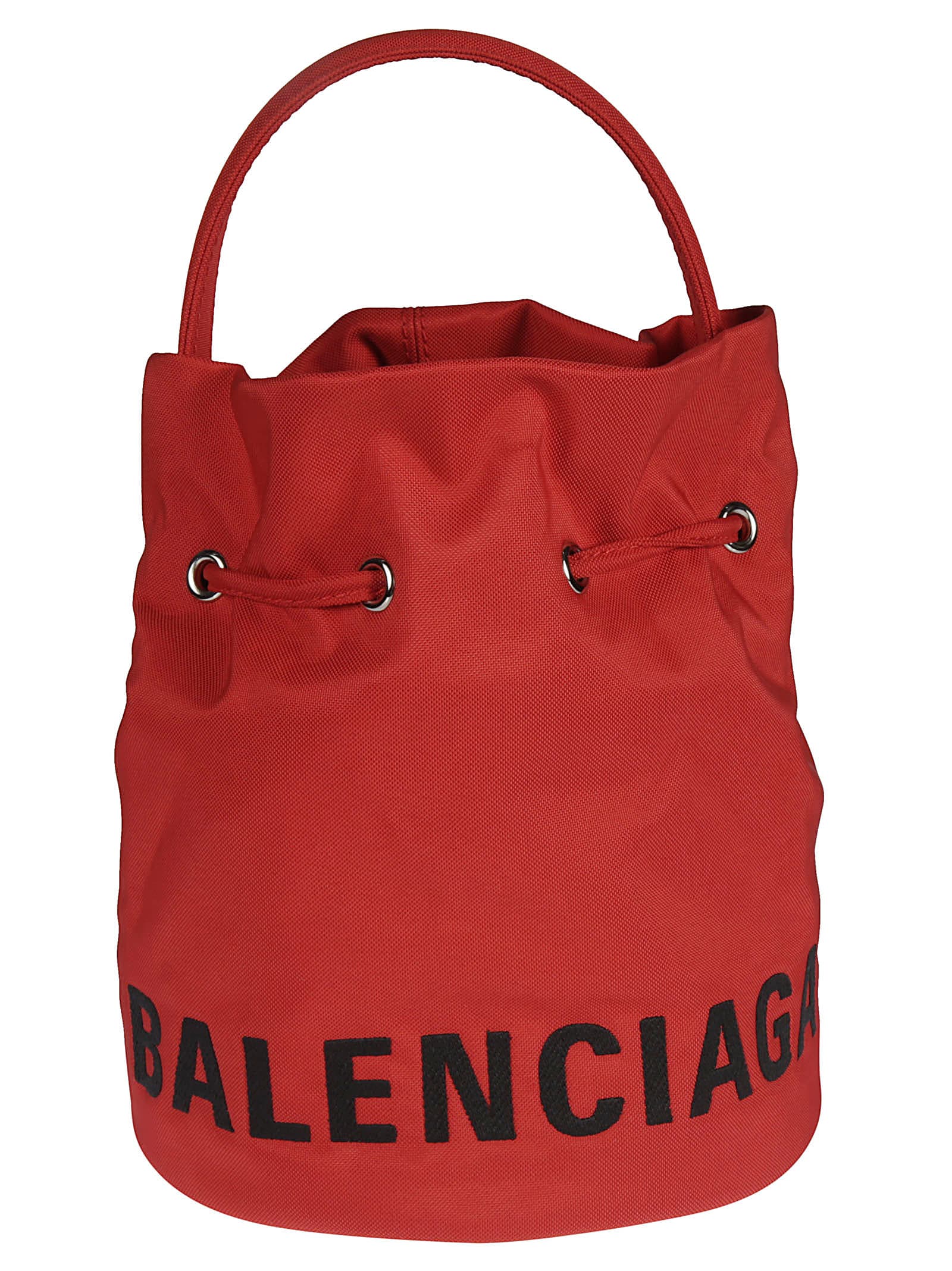 Balenciaga Logo Bucket Bag