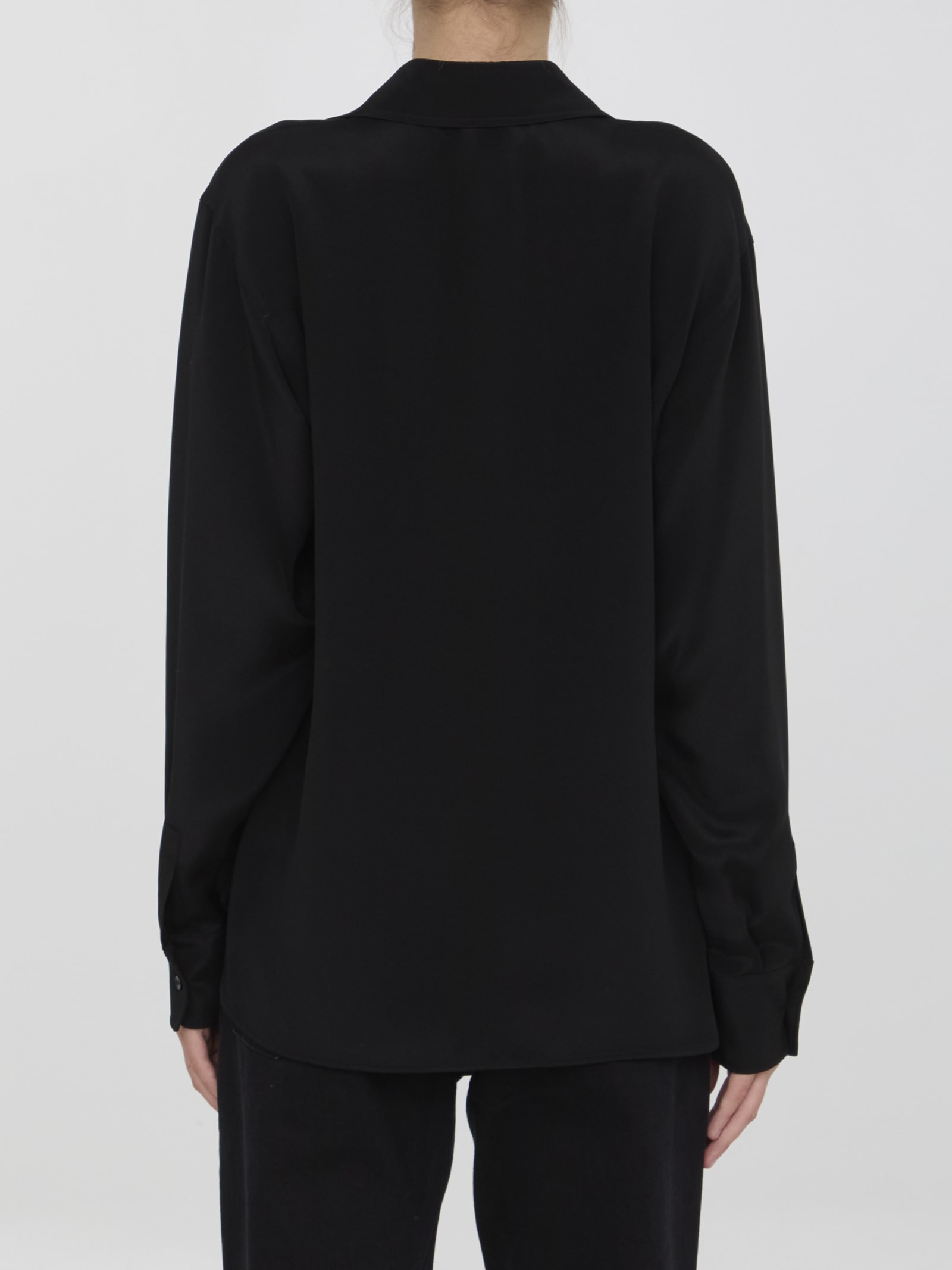 Shop Max Mara Zanzero Shirt In Black