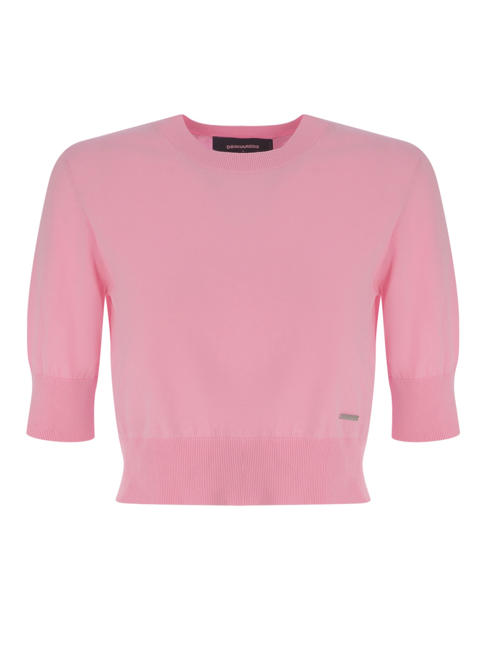 Shop Dsquared2 T-shirt  Made Of Cotton In Rosa