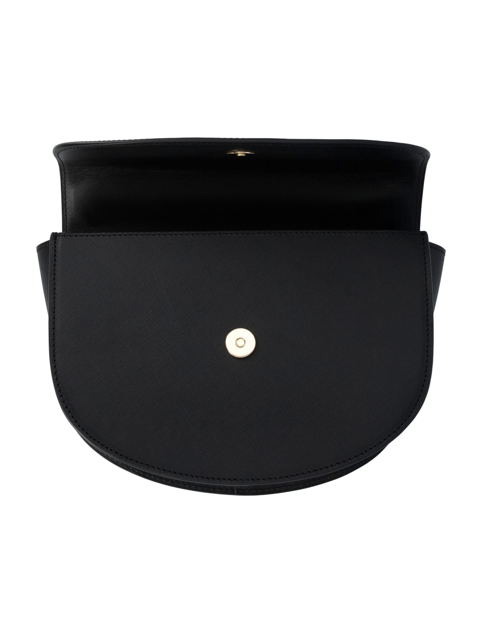 Shop Apc Genève Saffiano Bag In Black