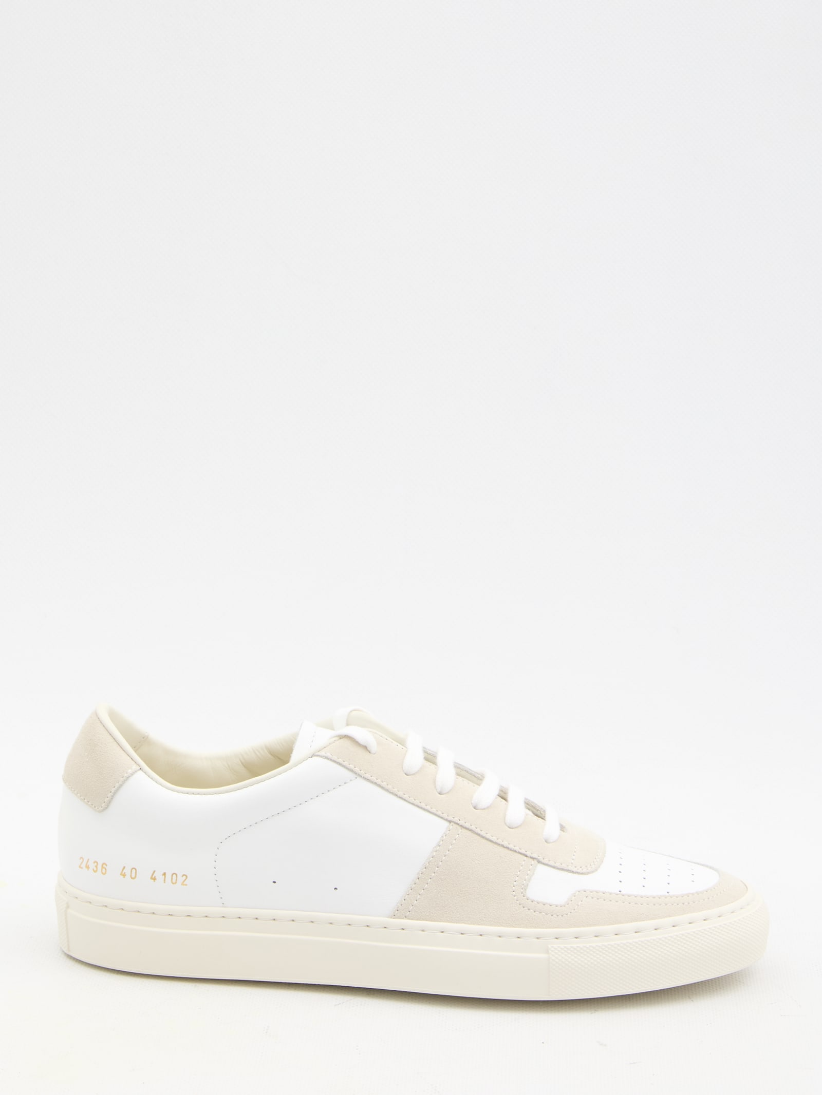 Shop Common Projects Bball Duo Sneakers In White