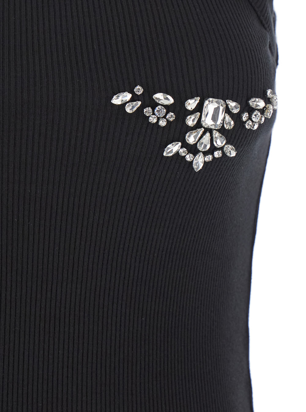 Des Phemmes Classic Tank Top In Black
