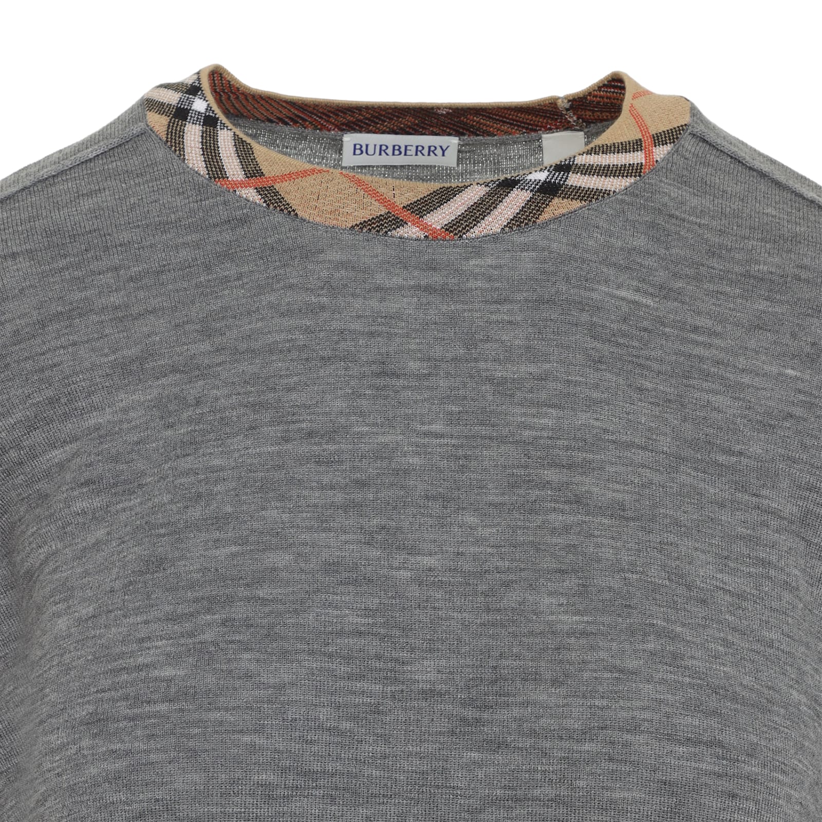 Burberry Sweater In Gray