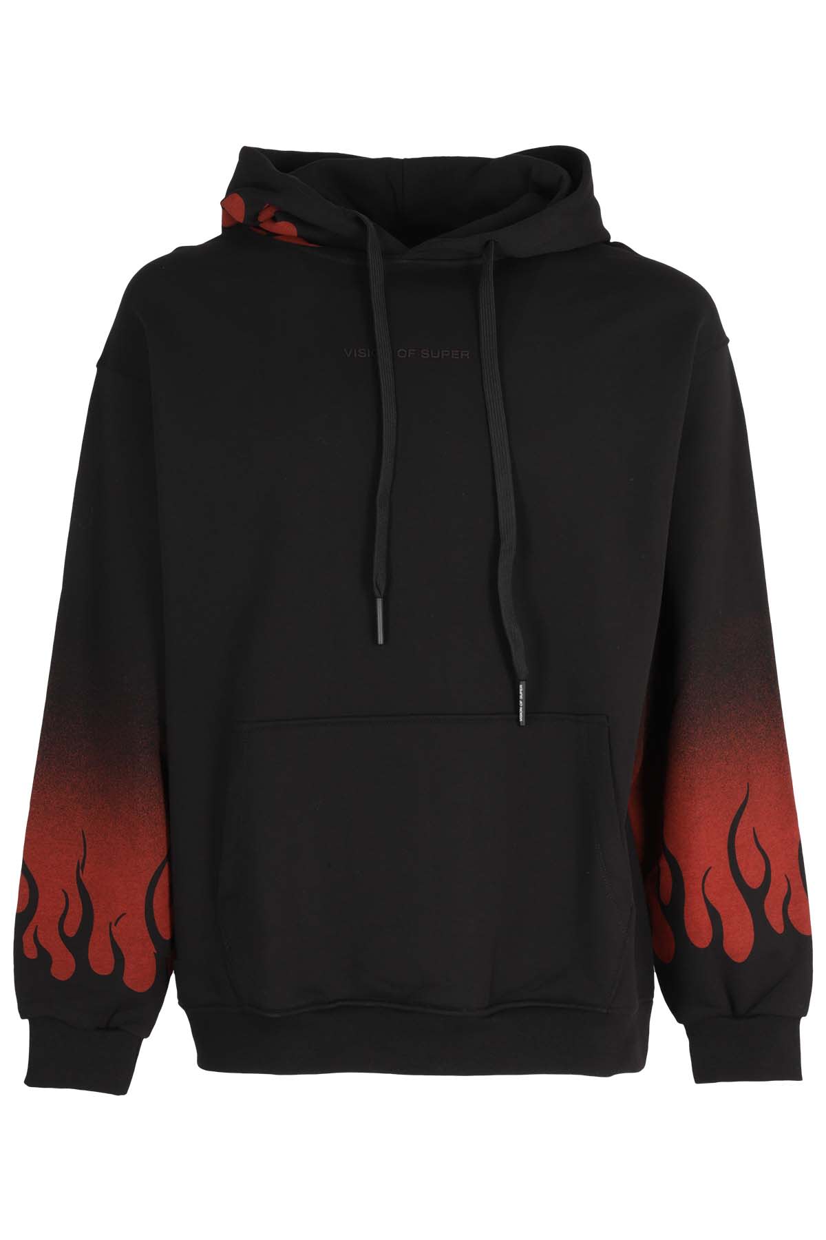 Vision of Super Hoodie Negative Red Flames
