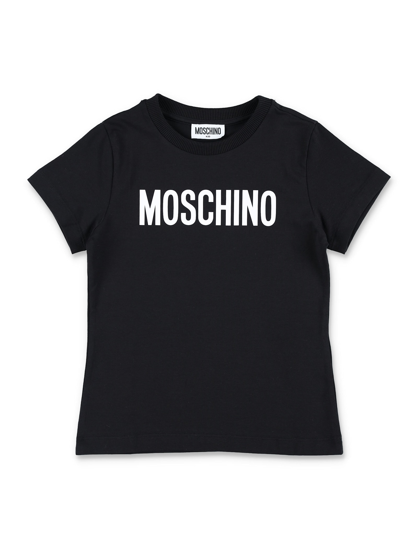 Moschino Kid - Logo T-shirt In Black