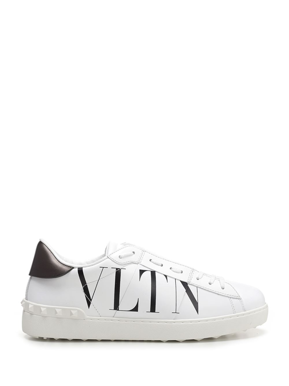 Shop Valentino Open Sneakers In White