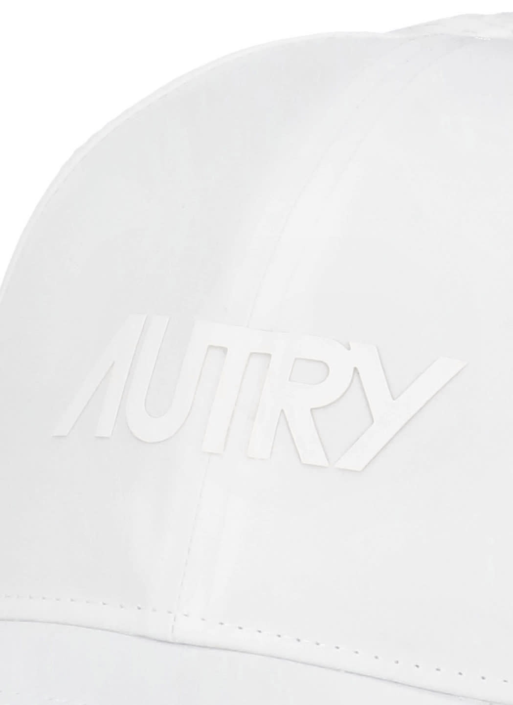 Shop Autry Baseball Hat With Logo In Bianco