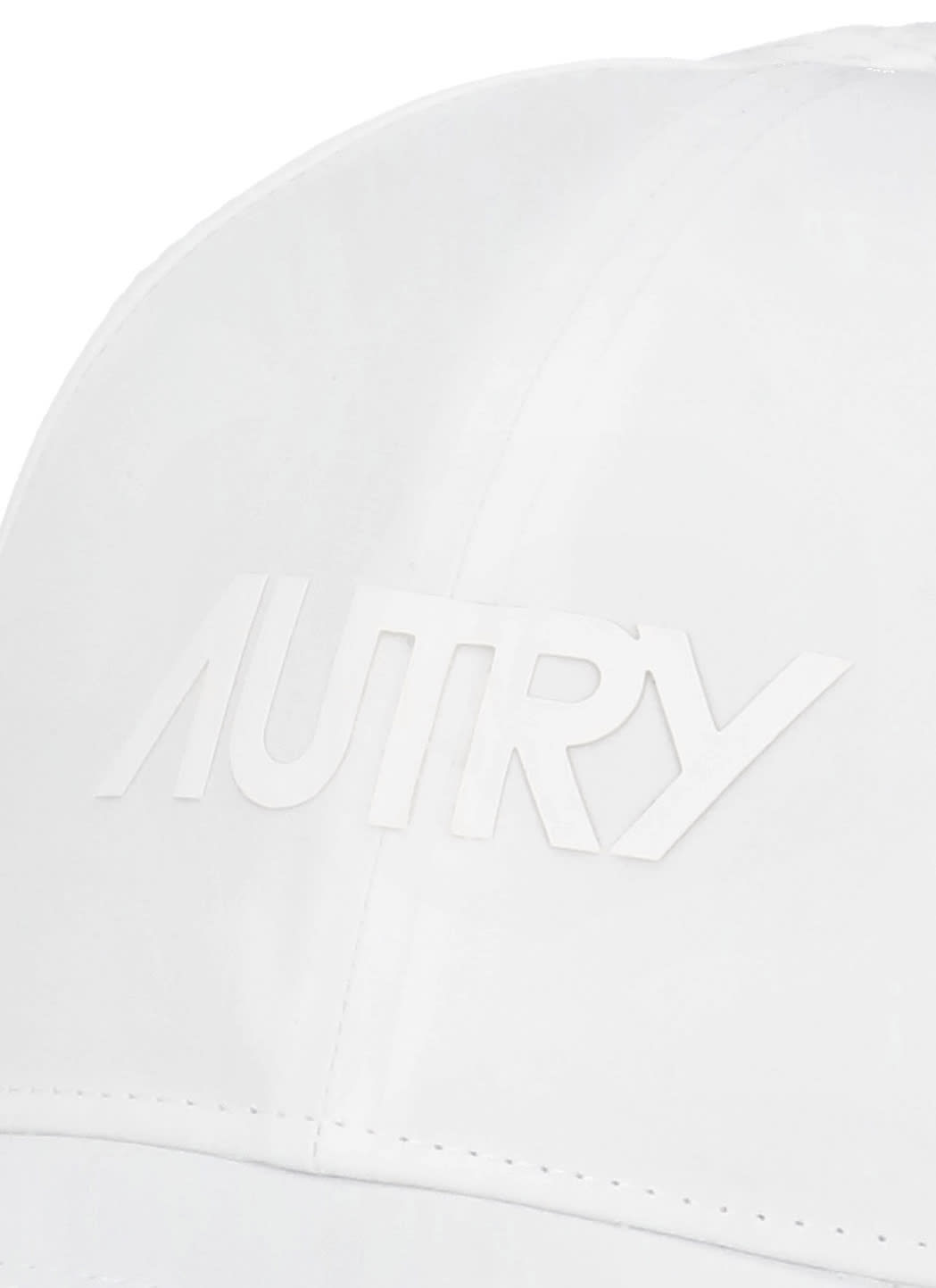 Autry Baseball Hat With Logo In White