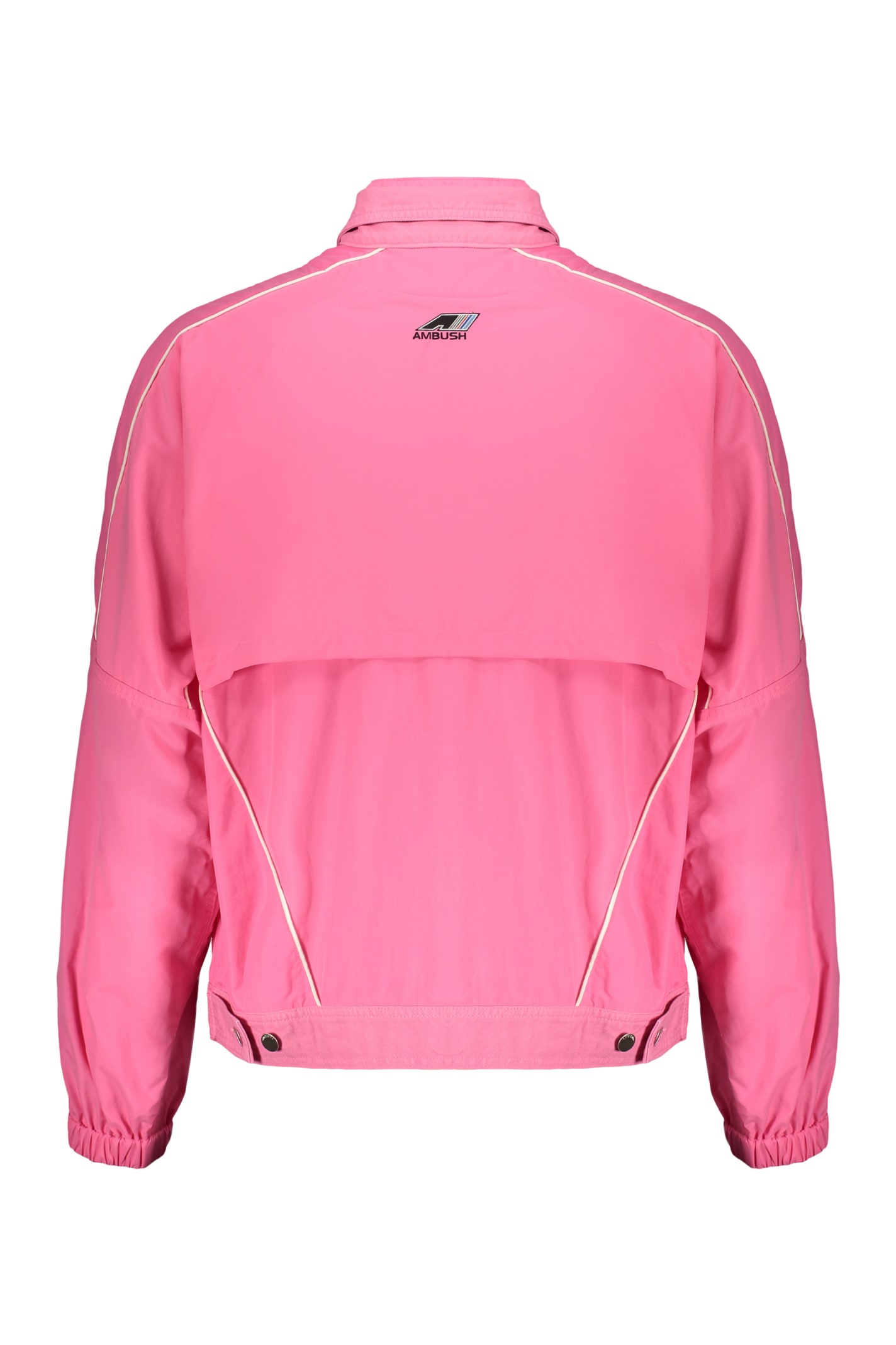 Ambush Contrast-piping Utility Jacket In Pink