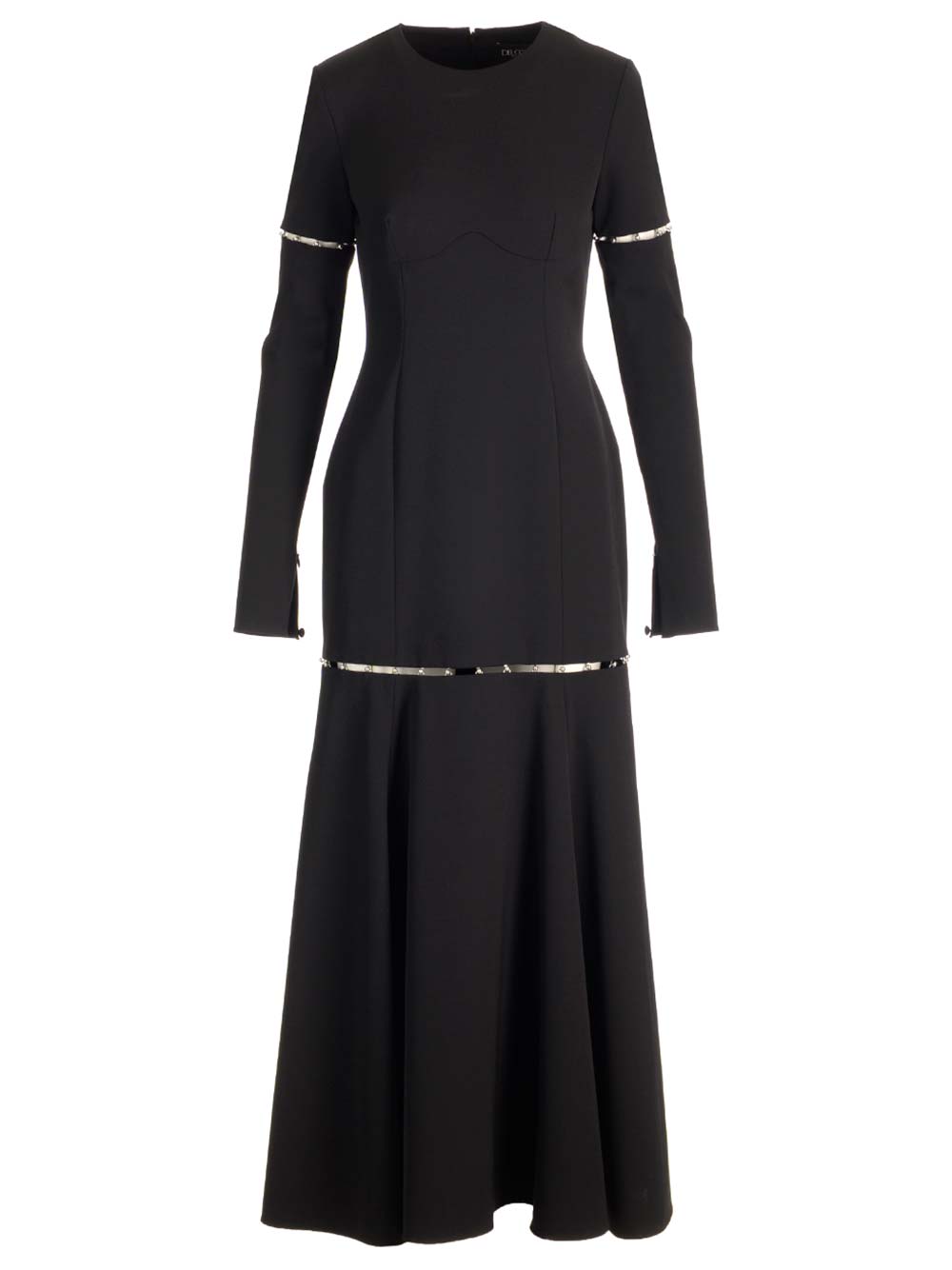Shop Del Core Compact Jersey Dress In Black