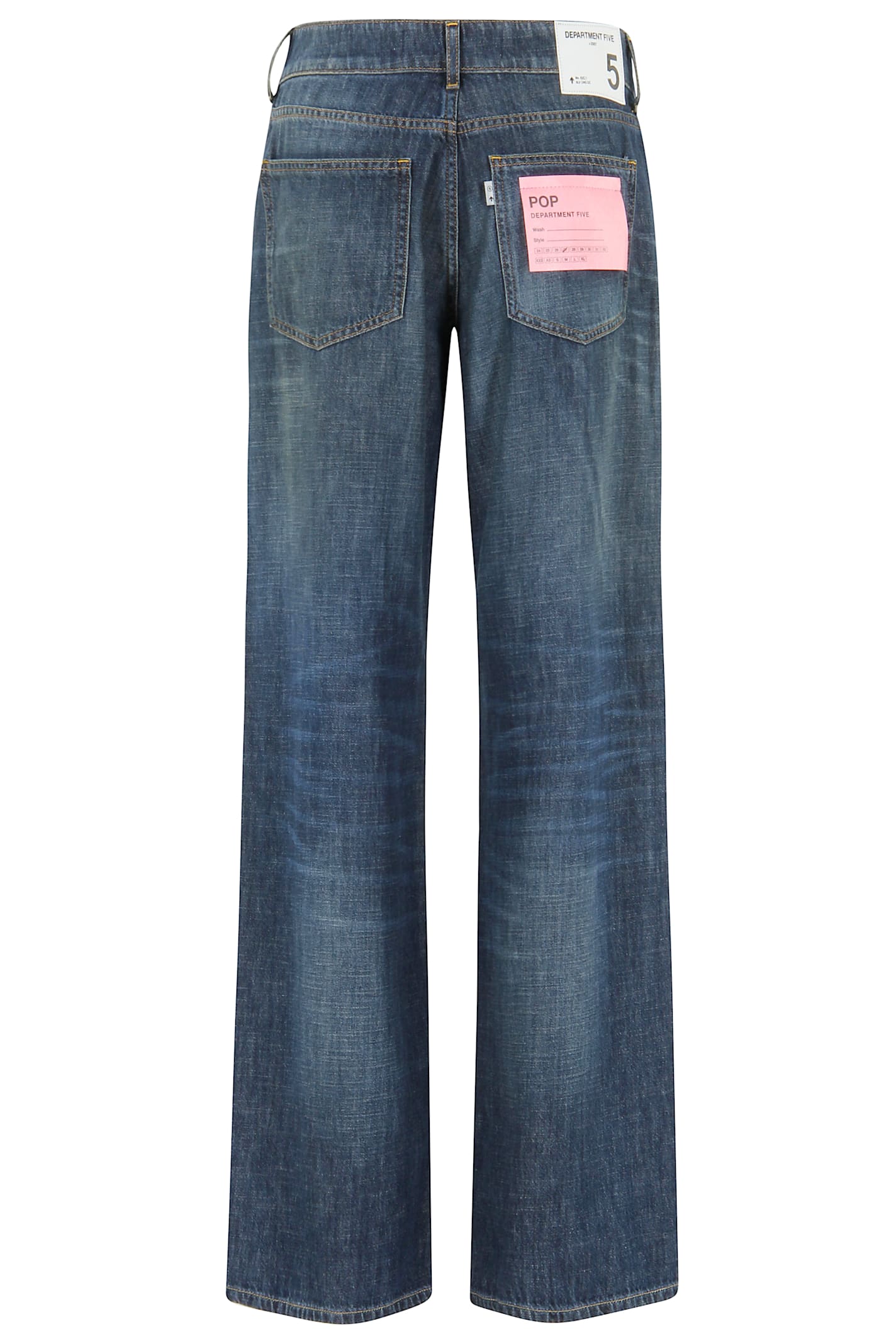 Department Five Pretender Pantalone Gamba Ampia In Blue