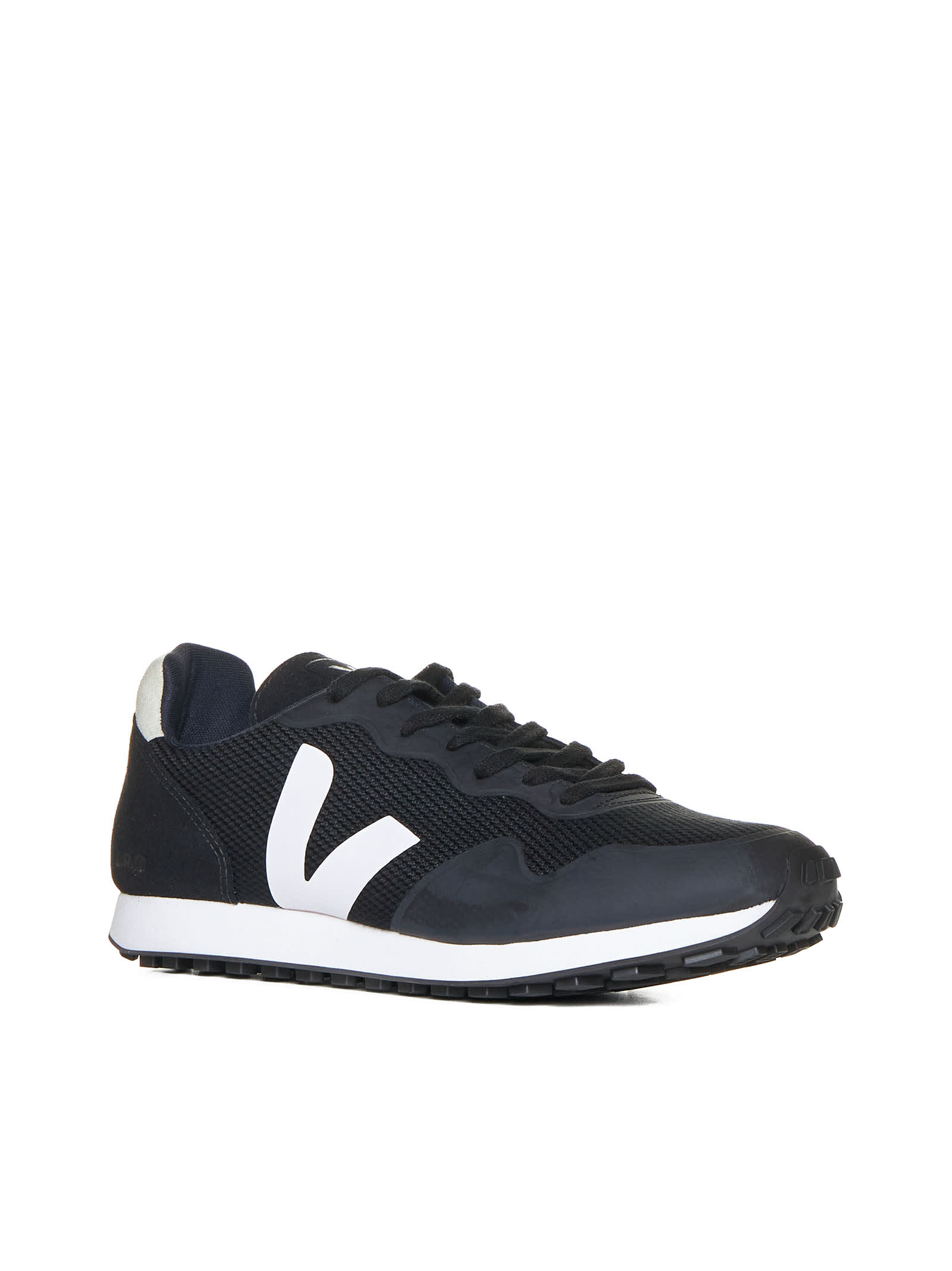 Shop Veja Sneakers In Black_white