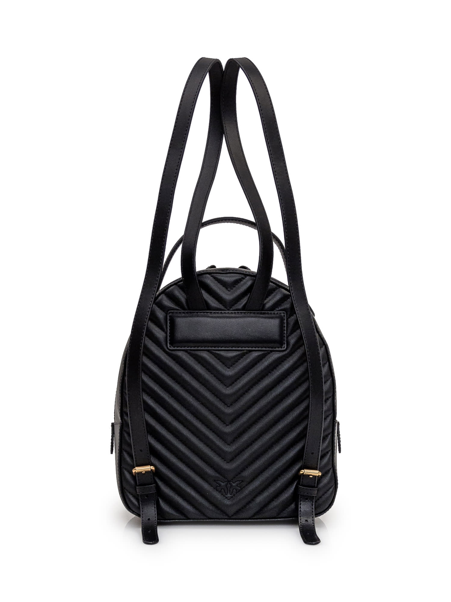 Shop Pinko Love Click Backpack In Black