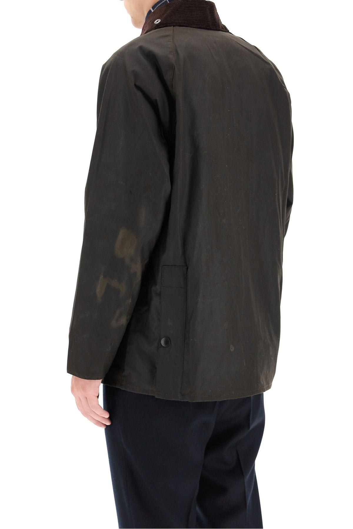 Barbour Classic Bedal Jacket In Waxed Cotton In Green