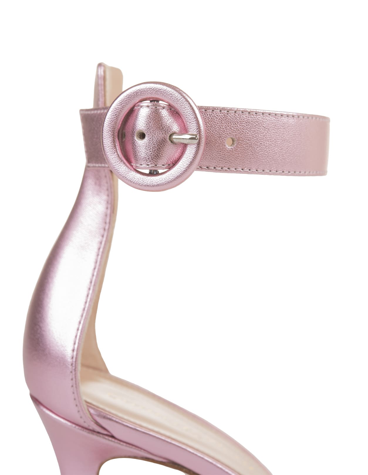 Shop Gianvito Rossi Pink Portofino 85 Sandals