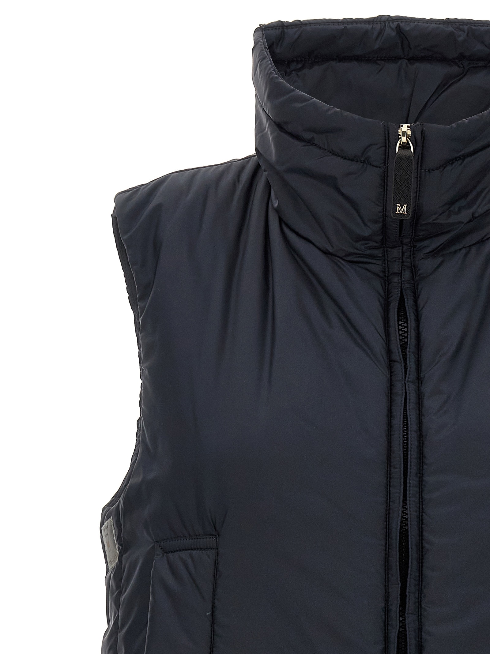 Max Mara The Cube Greenve Gilet Blue In Blue
