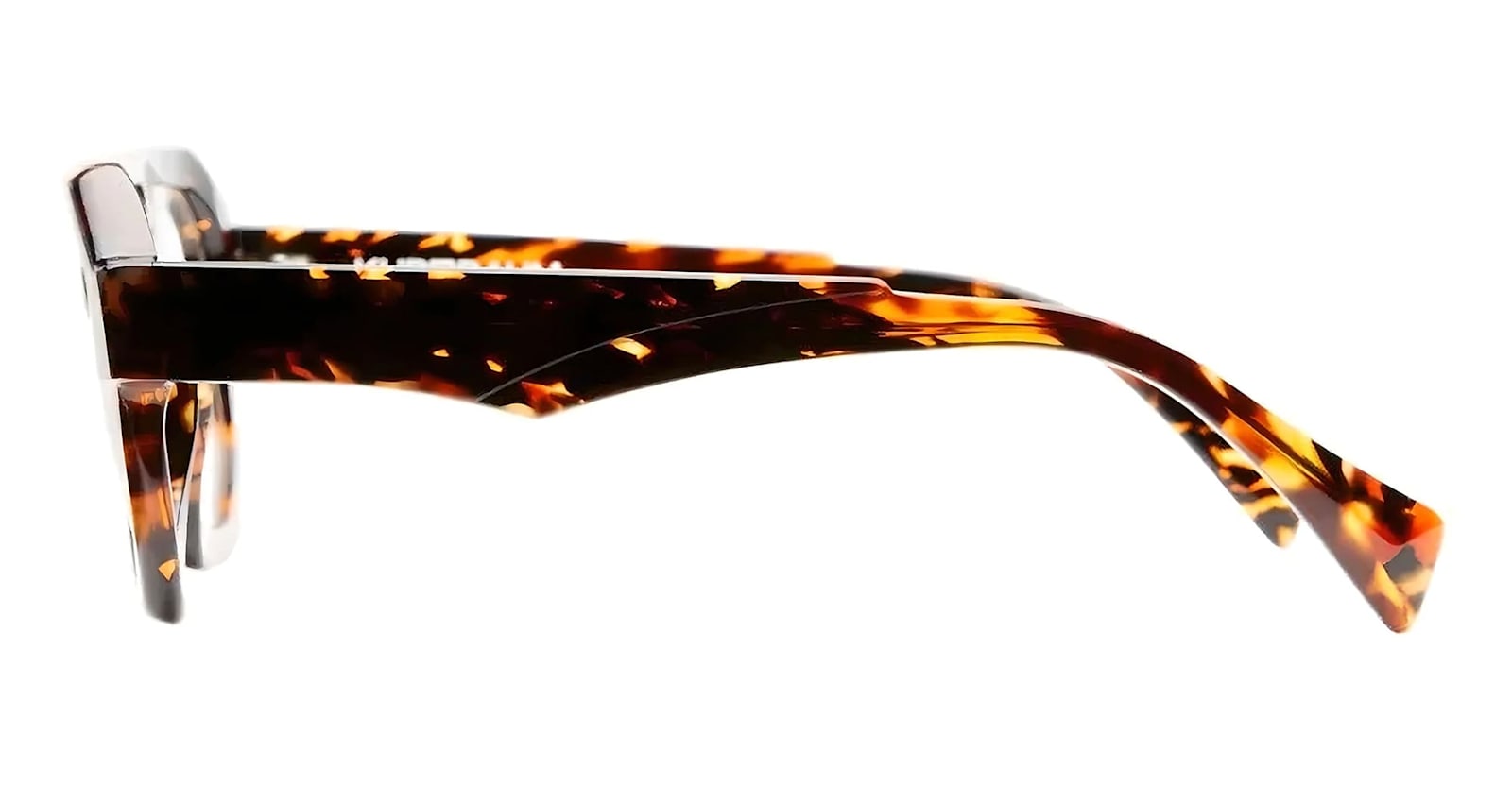 Kuboraum Mask K33 Hsp - Havana Stripes Rx Glasses In Brown