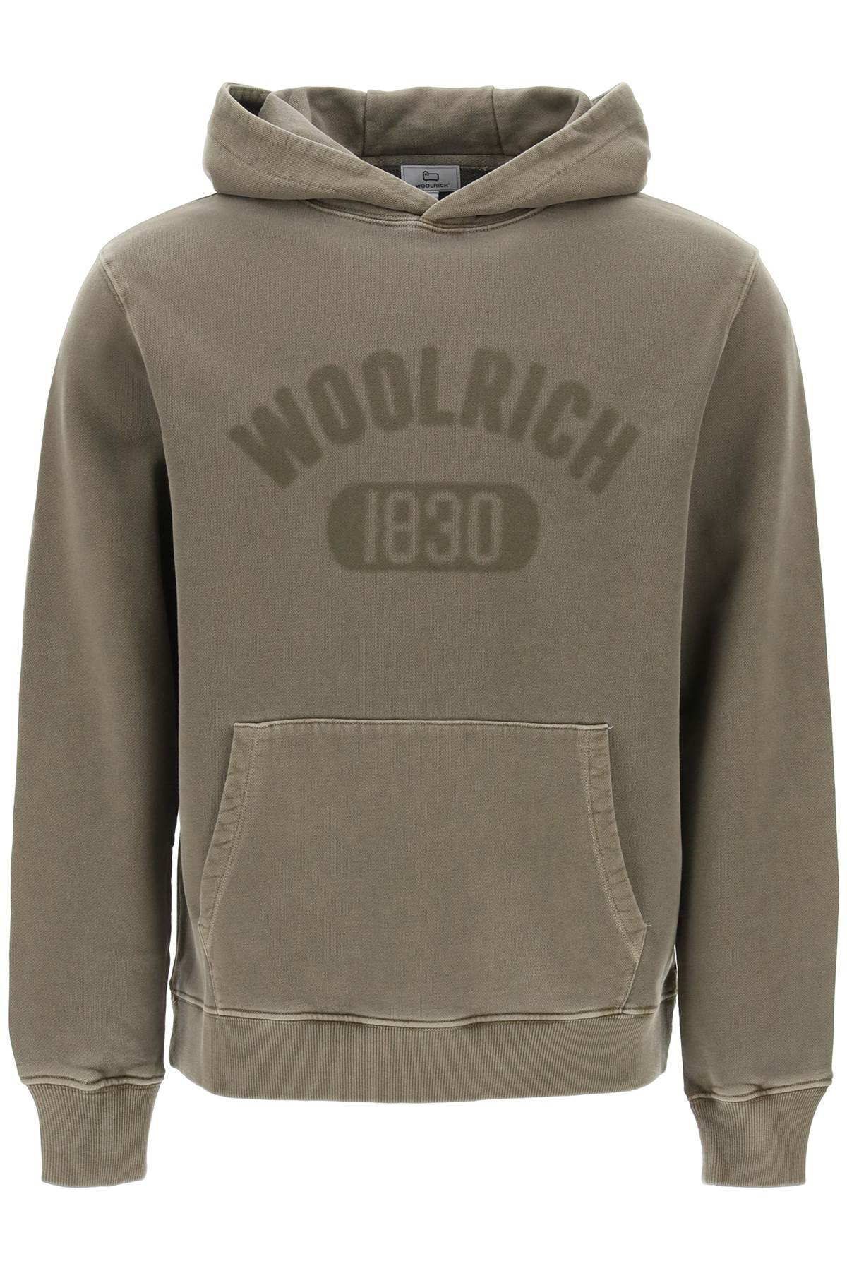 Vintage-look Hoodie With Logo Print And