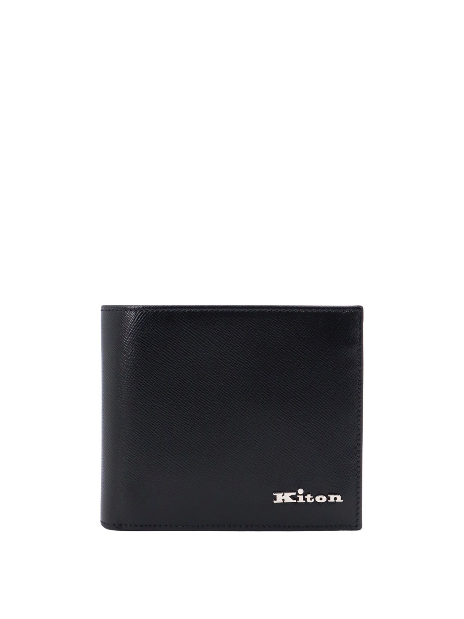 Shop Kiton Wallet In Black